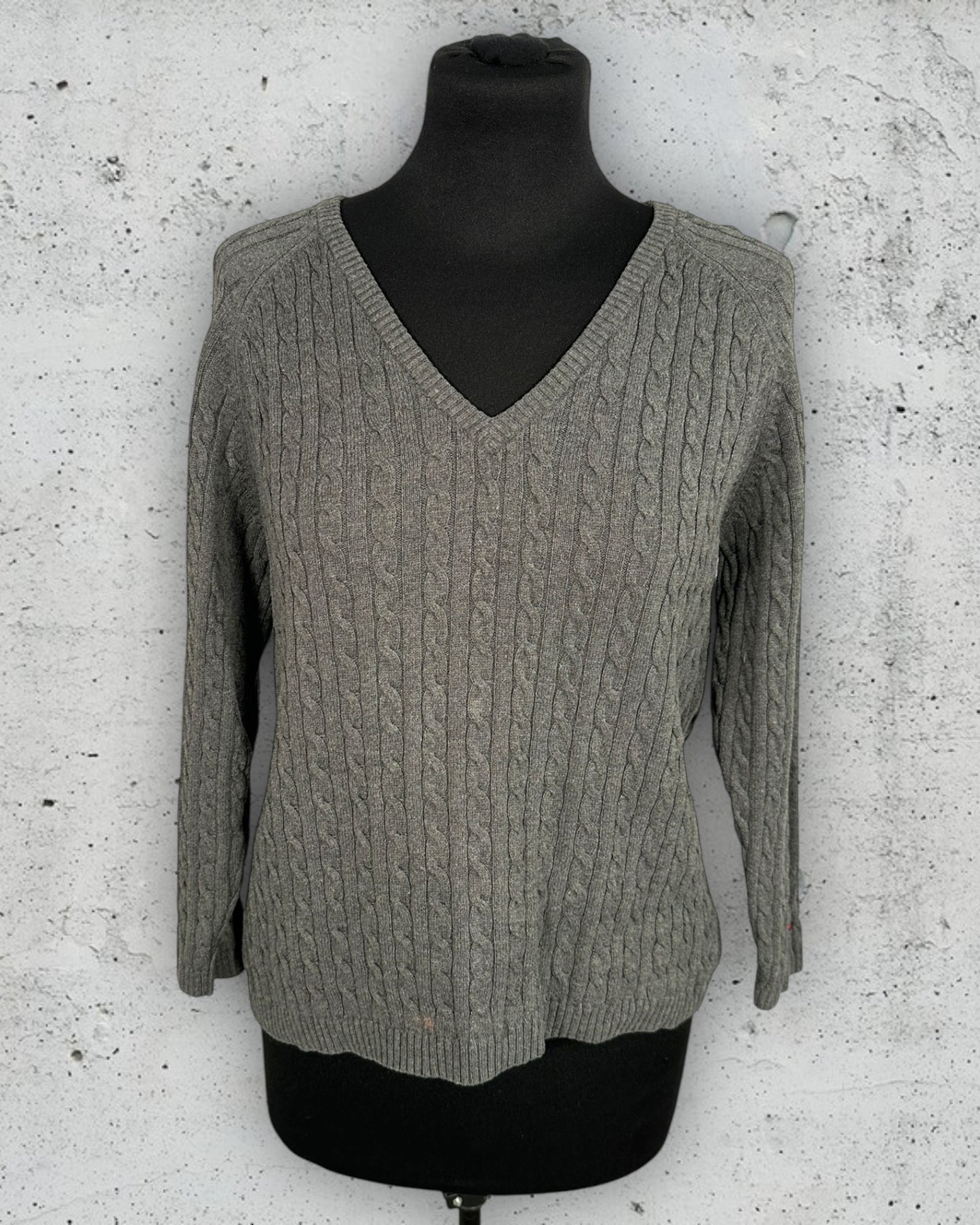 Pull Torsadé Col V Tommy Hilfiger ( L / 40 / 12 )