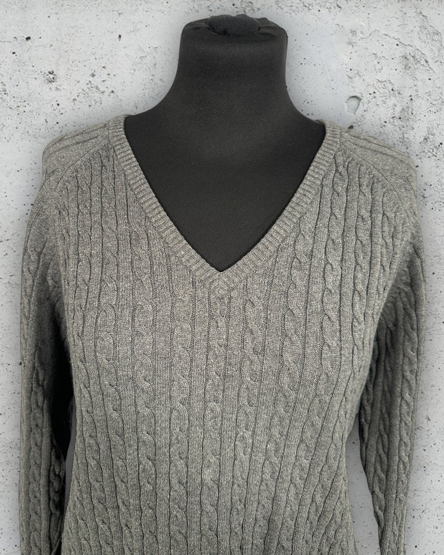 Pull Torsadé Col V Tommy Hilfiger ( L / 40 / 12 )