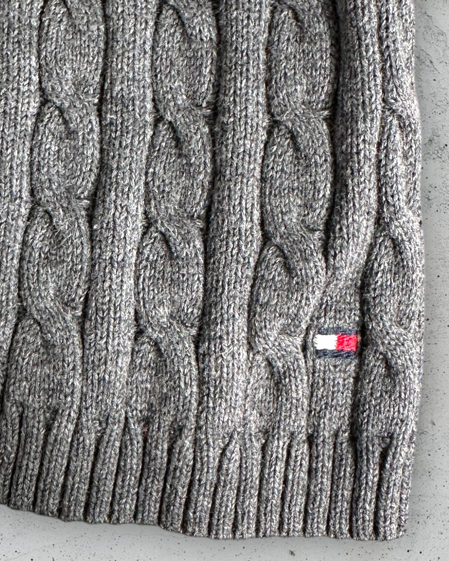 Pull Torsadé Col V Tommy Hilfiger ( L / 40 / 12 )