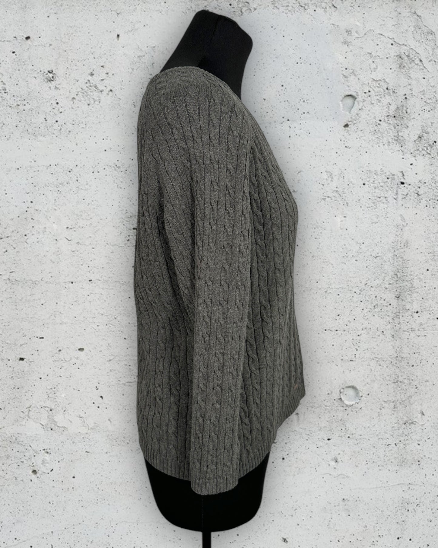 Pull Torsadé Col V Tommy Hilfiger ( L / 40 / 12 )