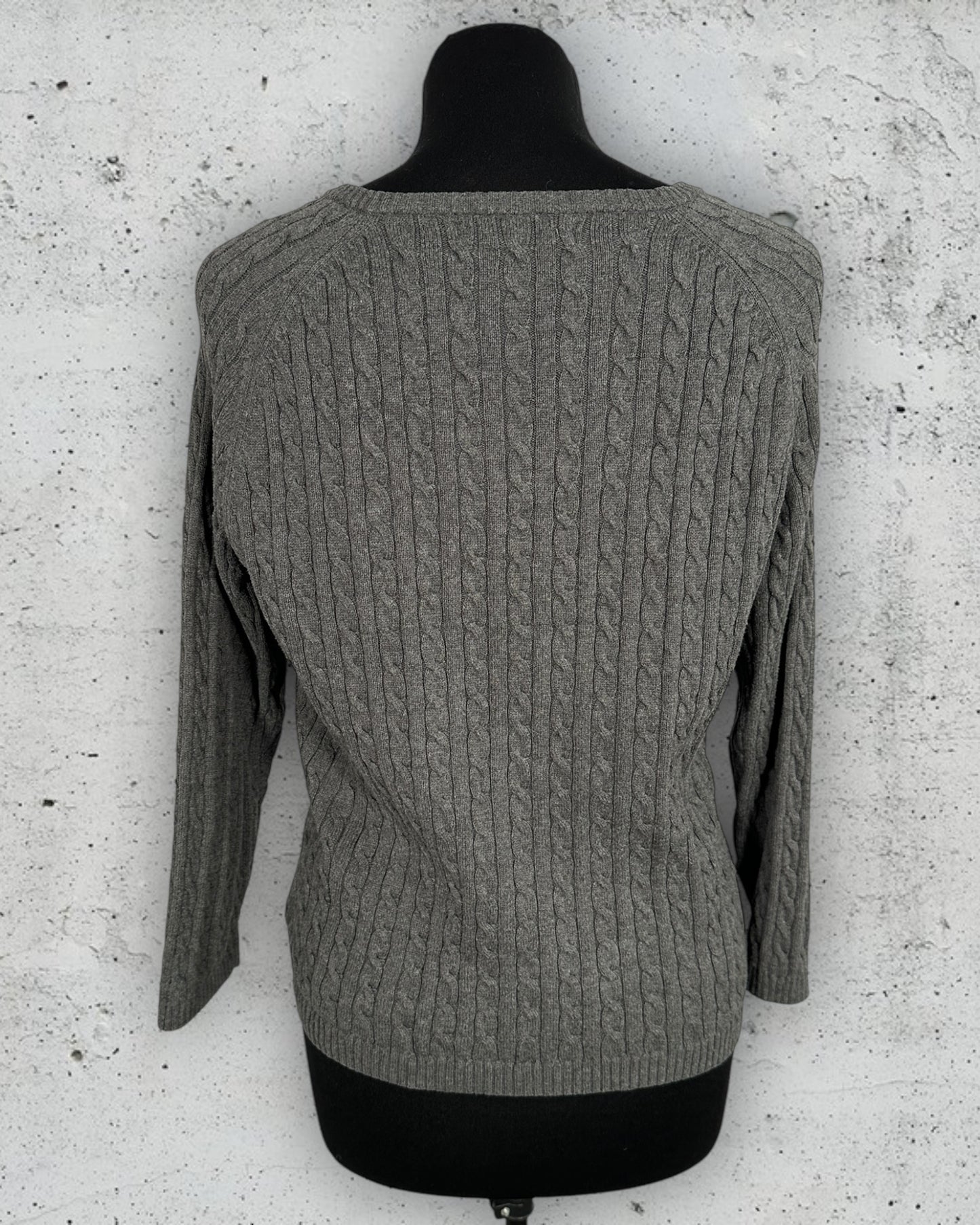 Pull Torsadé Col V Tommy Hilfiger ( L / 40 / 12 )