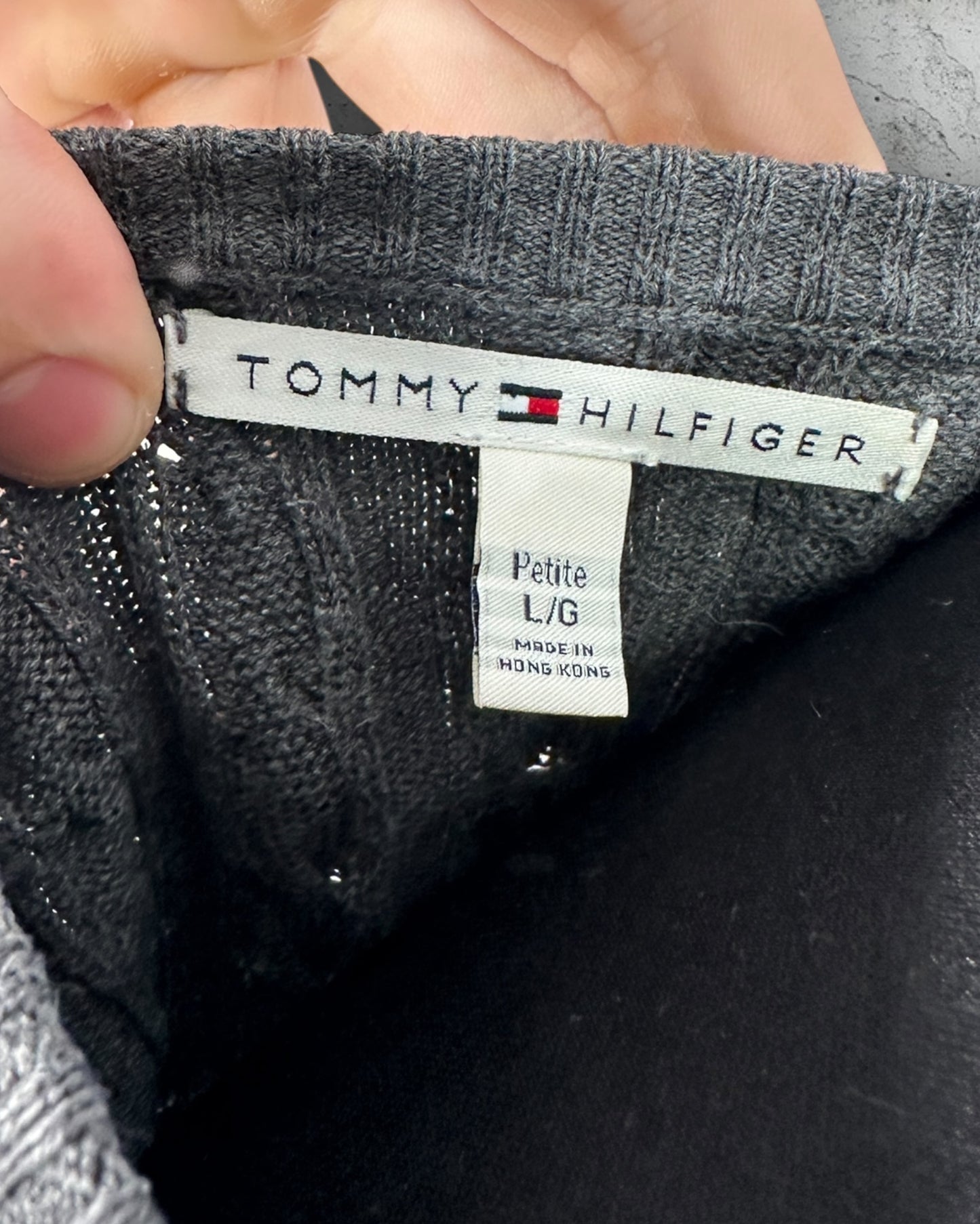 Pull Torsadé Col V Tommy Hilfiger ( L / 40 / 12 )