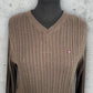 Pull Torsadé Col V Tommy Hilfiger ( L / 40 / 12 )
