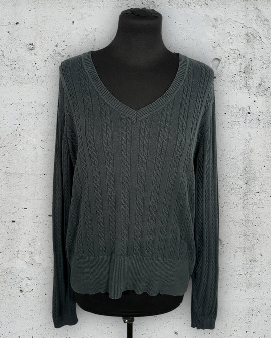 Pull Torsadé Col V Tommy Hilfiger ( XL / 42 / 14 )