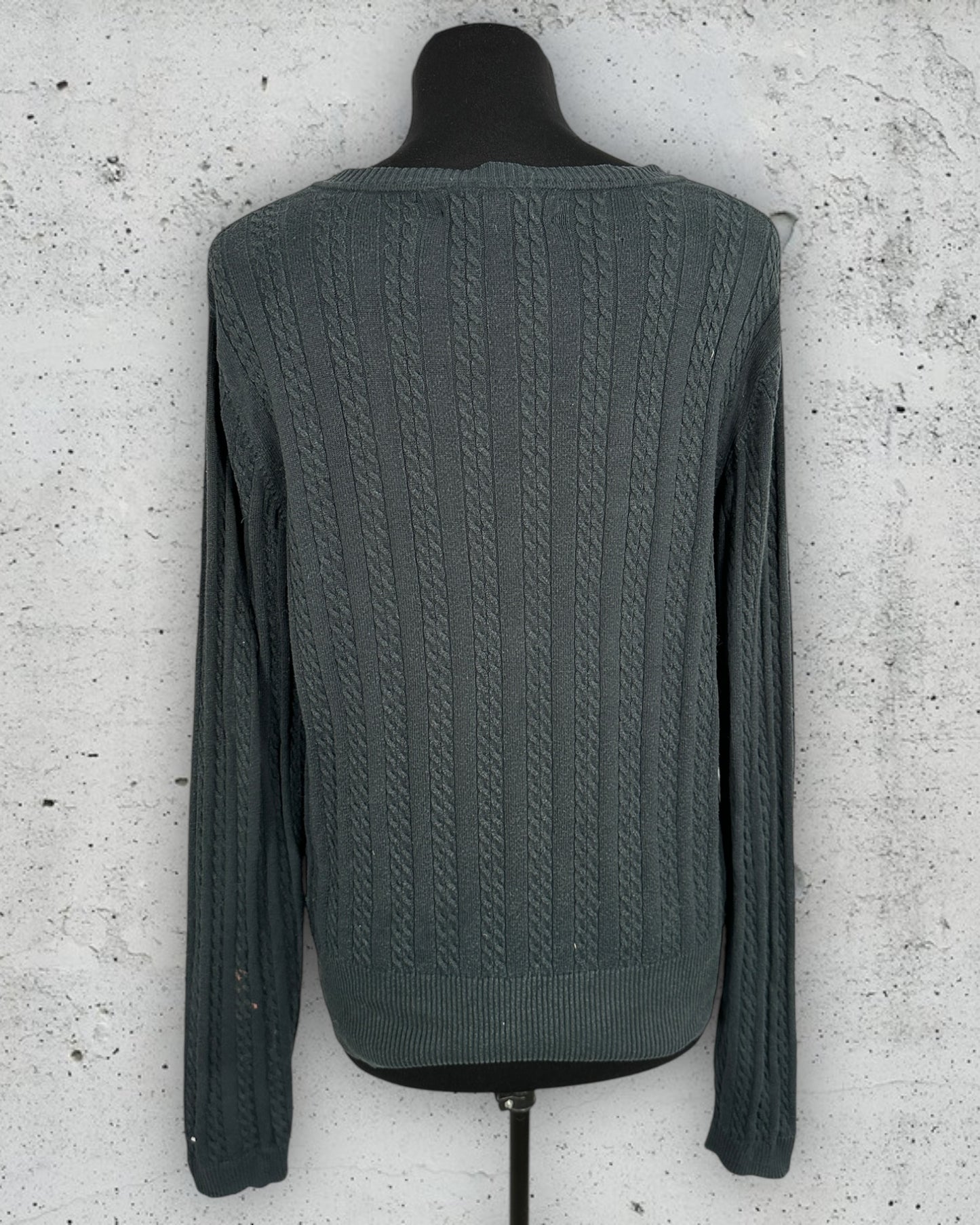 Pull Torsadé Col V Tommy Hilfiger ( XL / 42 / 14 )