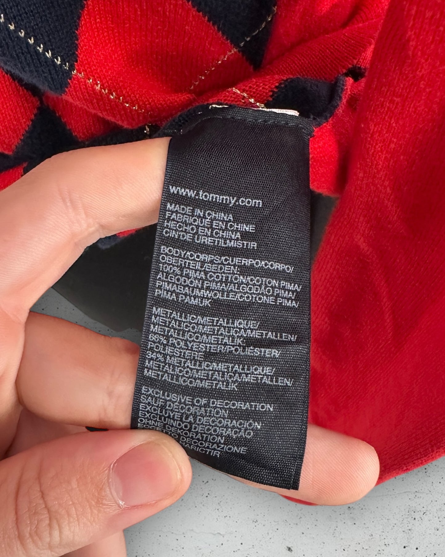 Pull Col V Tommy Hilfiger ( S / 36 / 8 )