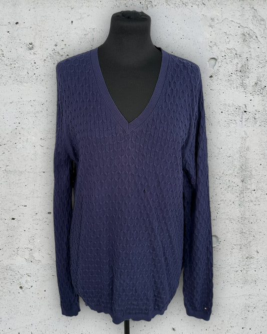 Pull Torsadé Col V Tommy Hilfiger ( XL / 42 / 14 )