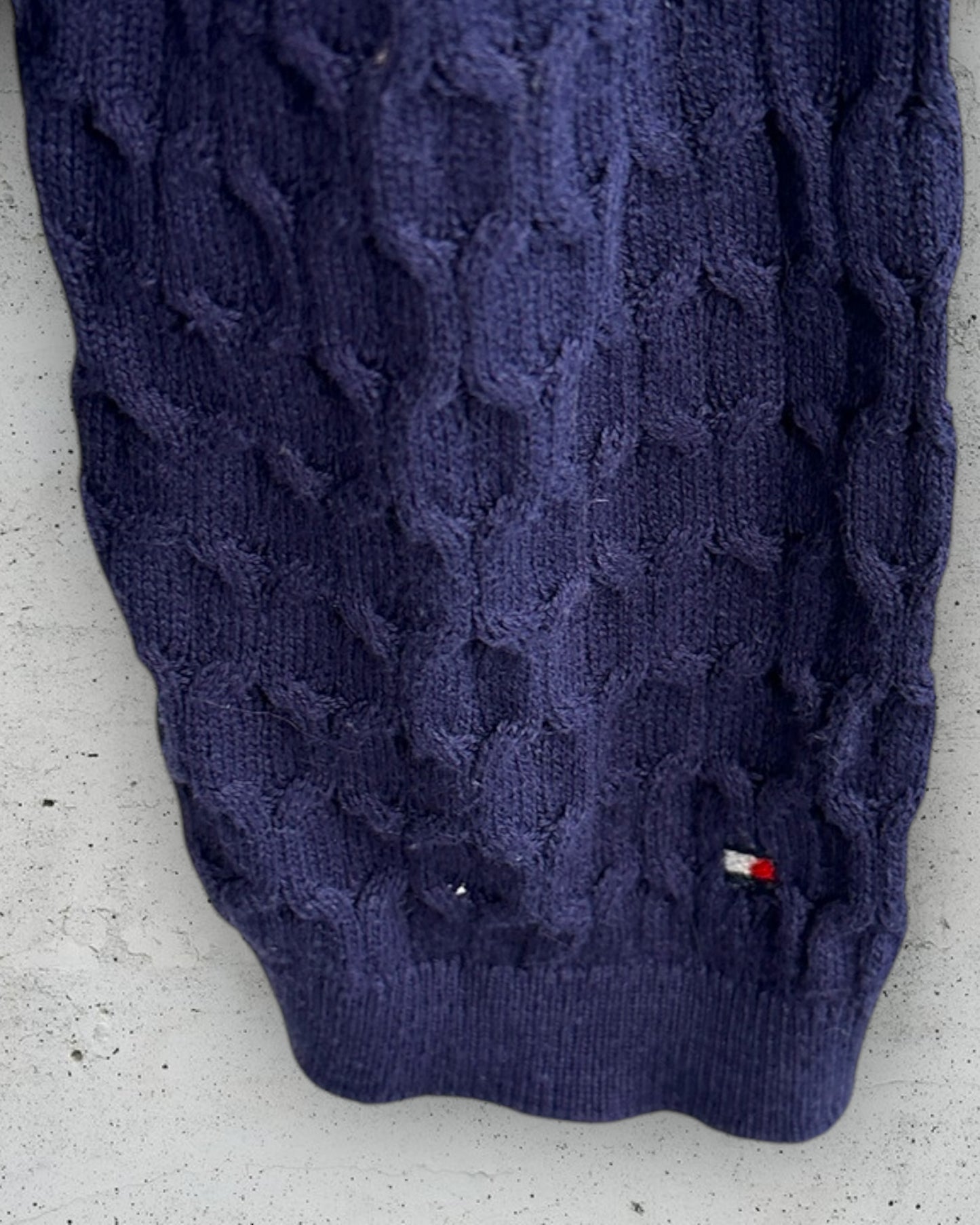 Pull Torsadé Col V Tommy Hilfiger ( XL / 42 / 14 )