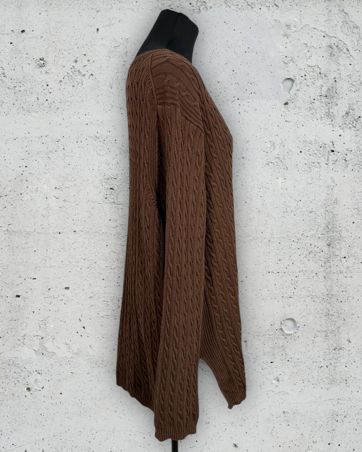 Pull Torsadé Col V Tommy Hilfiger ( XXL / 44 / 16 )