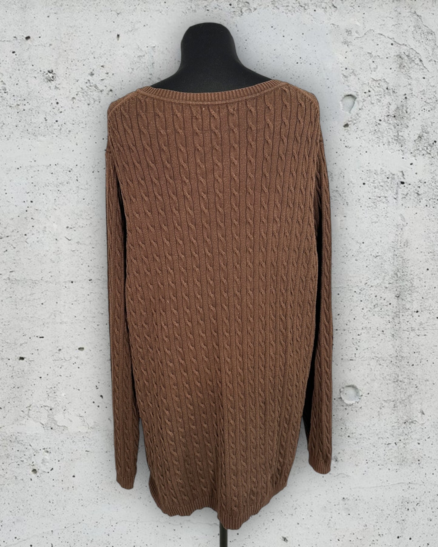 Pull Torsadé Col V Tommy Hilfiger ( XXL / 44 / 16 )