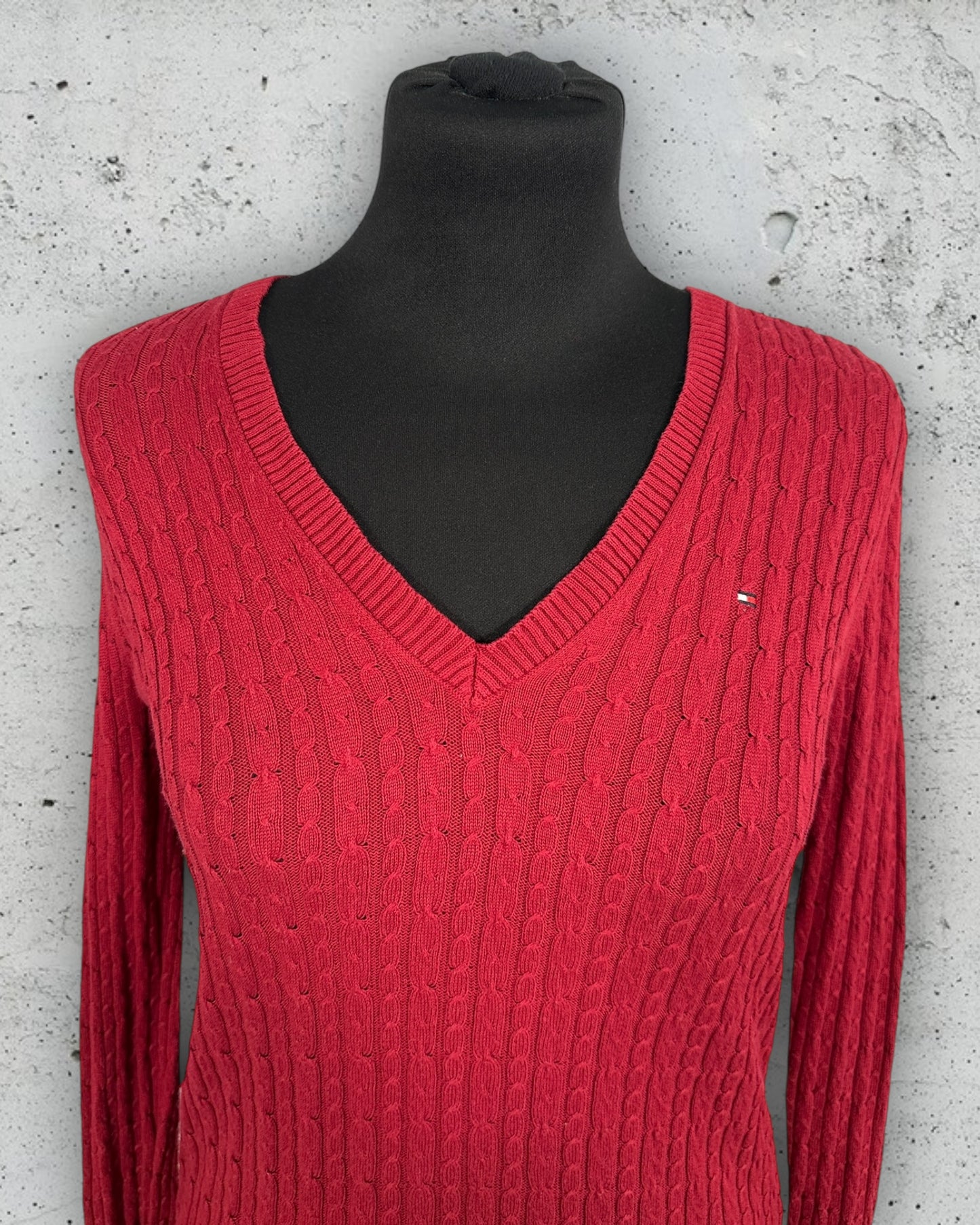 Pull Torsadé Col V Tommy Hilfiger ( M / 38 / 10 )