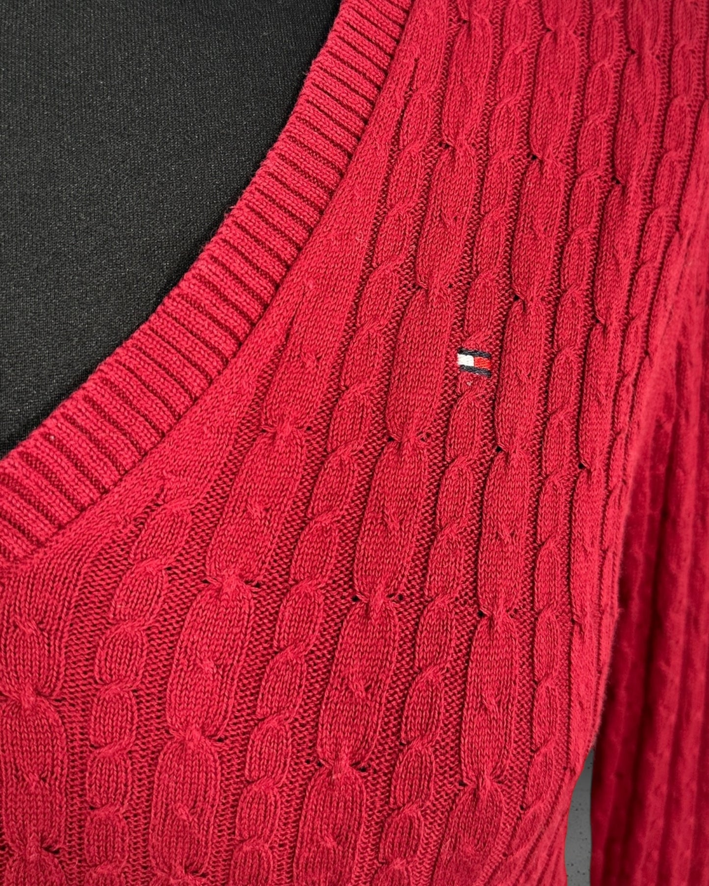 Pull Torsadé Col V Tommy Hilfiger ( M / 38 / 10 )