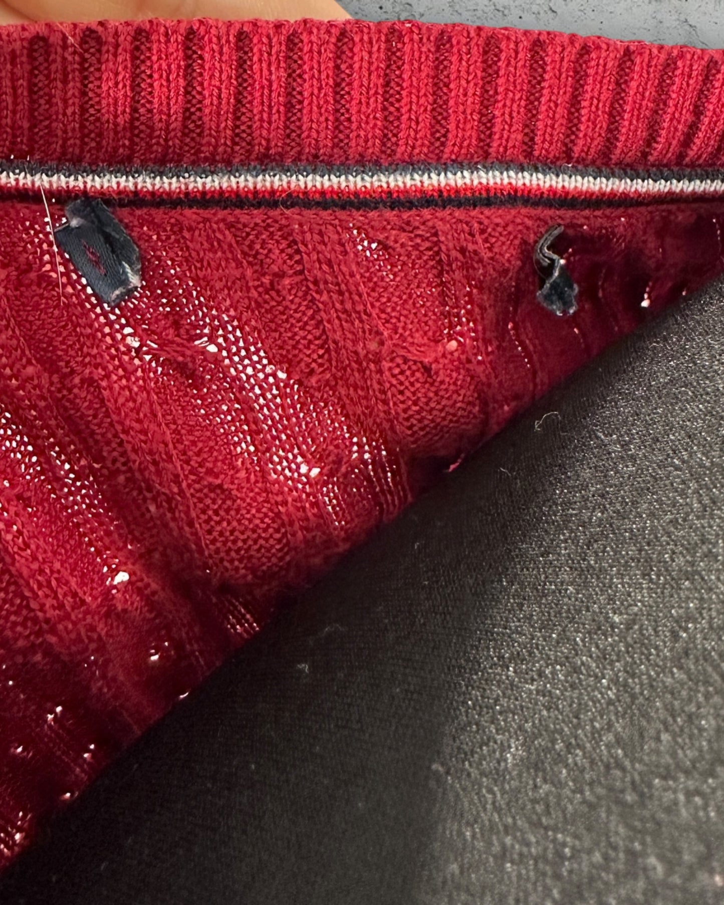 Pull Torsadé Col V Tommy Hilfiger ( M / 38 / 10 )