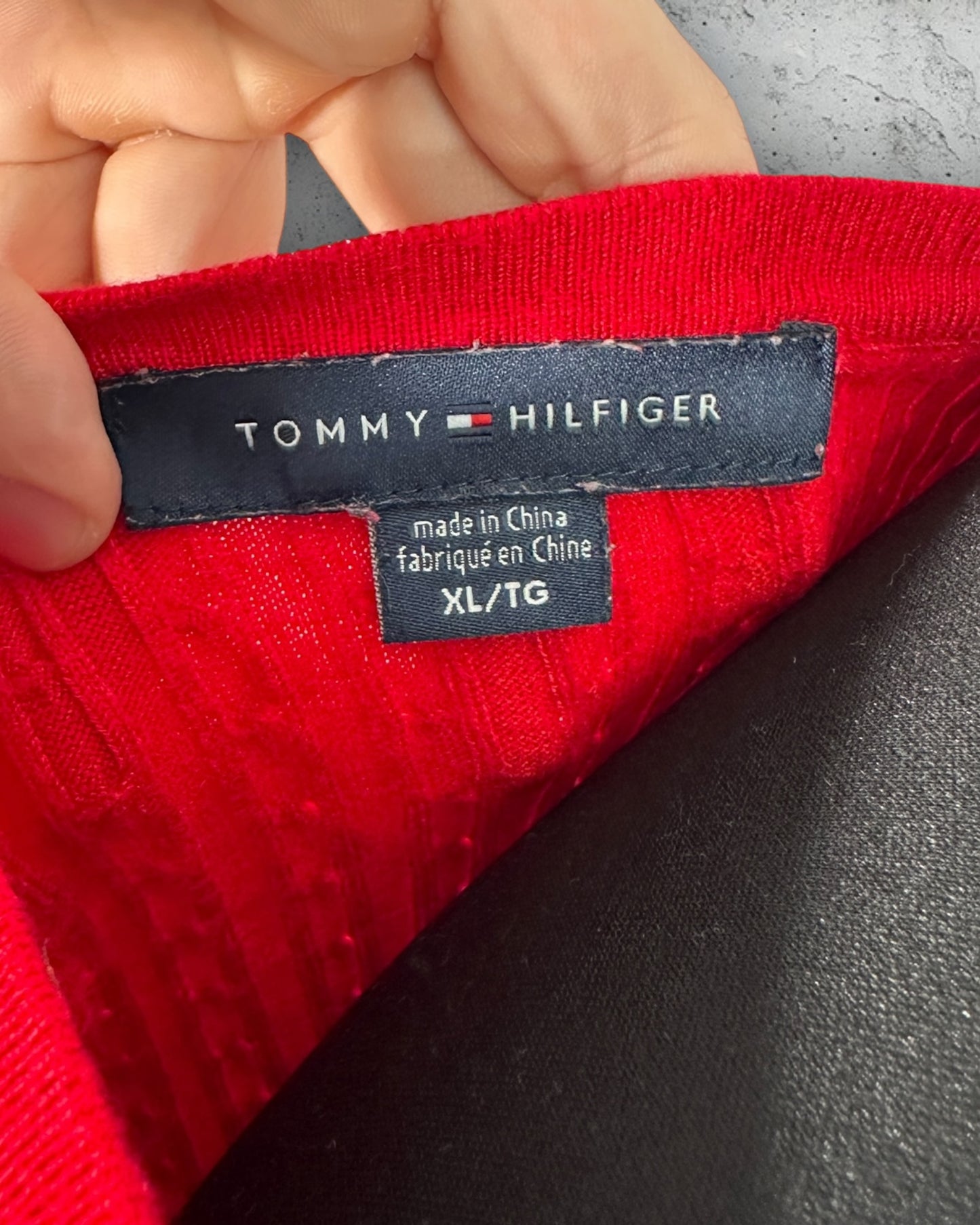 Pull Torsadé Tommy Hilfiger ( XL / 42 / 14 )