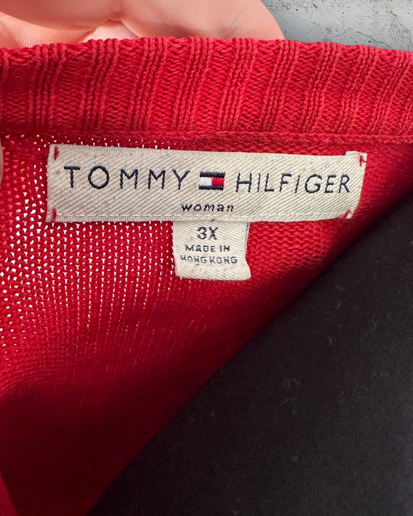 Pull Col V Tommy Hilfiger ( 3XL / 46 / 18 )