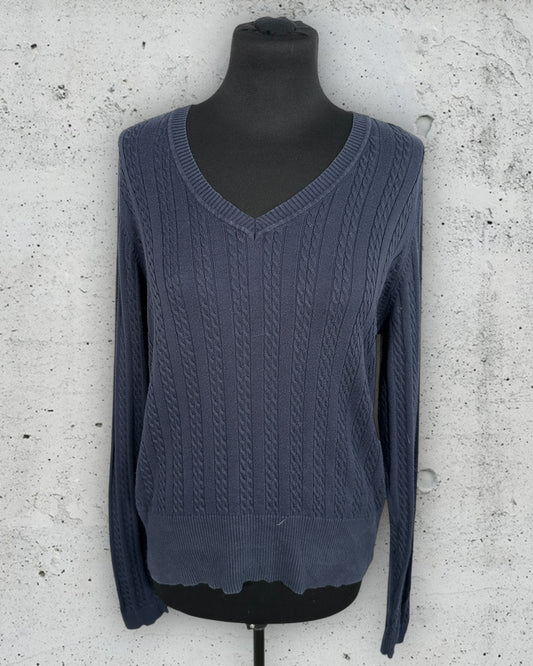 Pull Torsadé Col V Tommy Hilfiger ( XL / 42 / 14 )