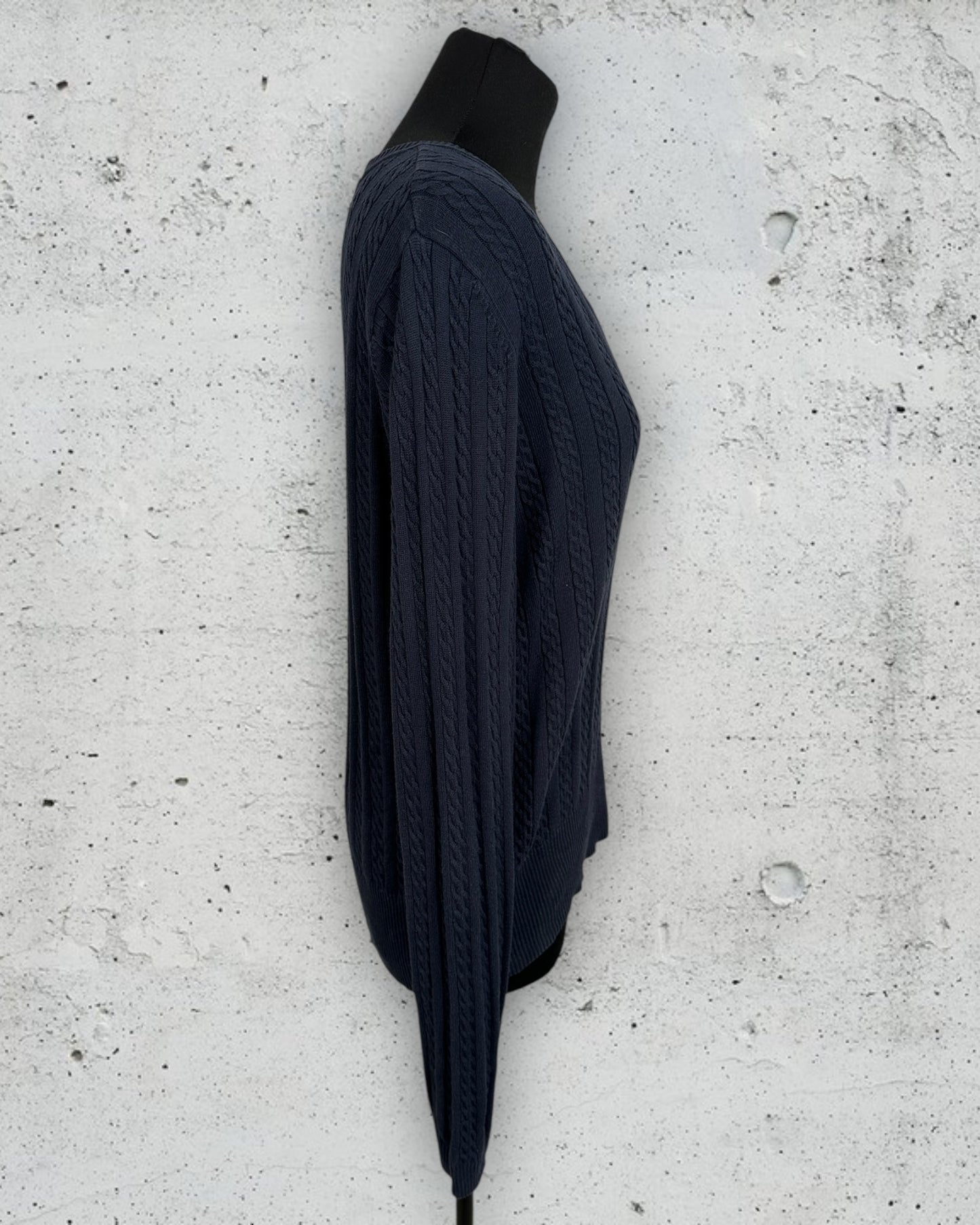 Pull Torsadé Col V Tommy Hilfiger ( XL / 42 / 14 )