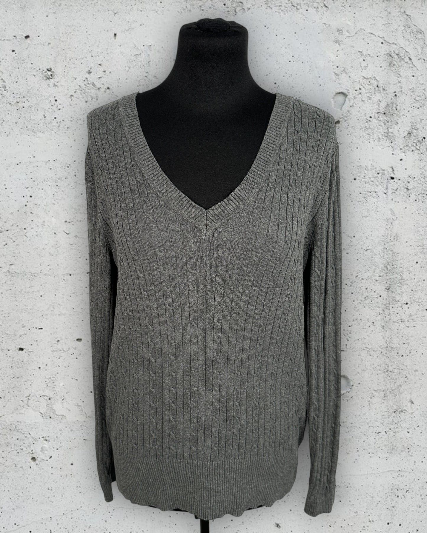 Pull Torsadé Col V Tommy Hilfiger ( XL / 42 / 14 )