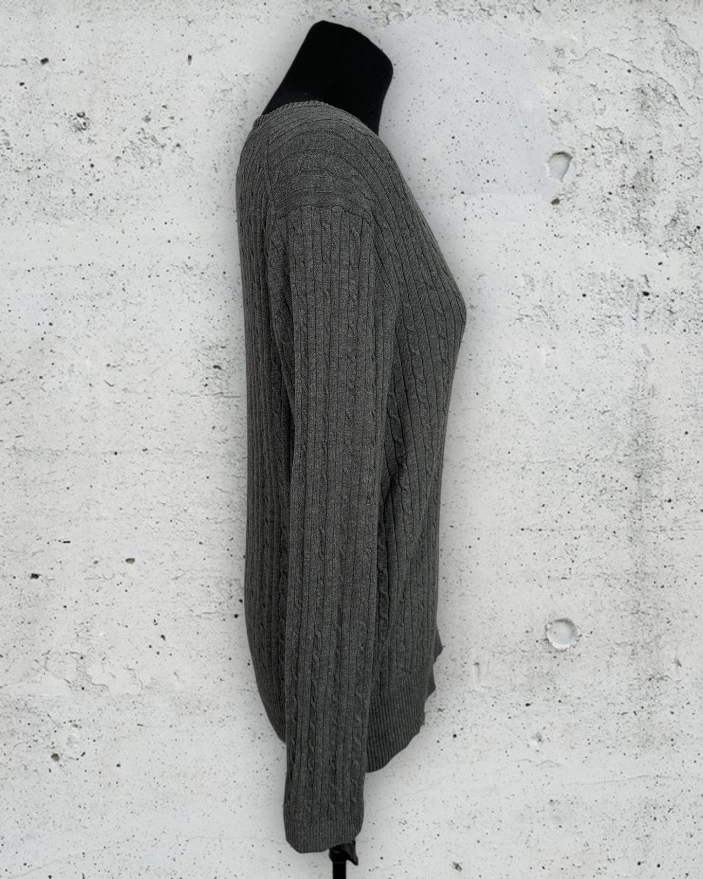 Pull Torsadé Col V Tommy Hilfiger ( XL / 42 / 14 )