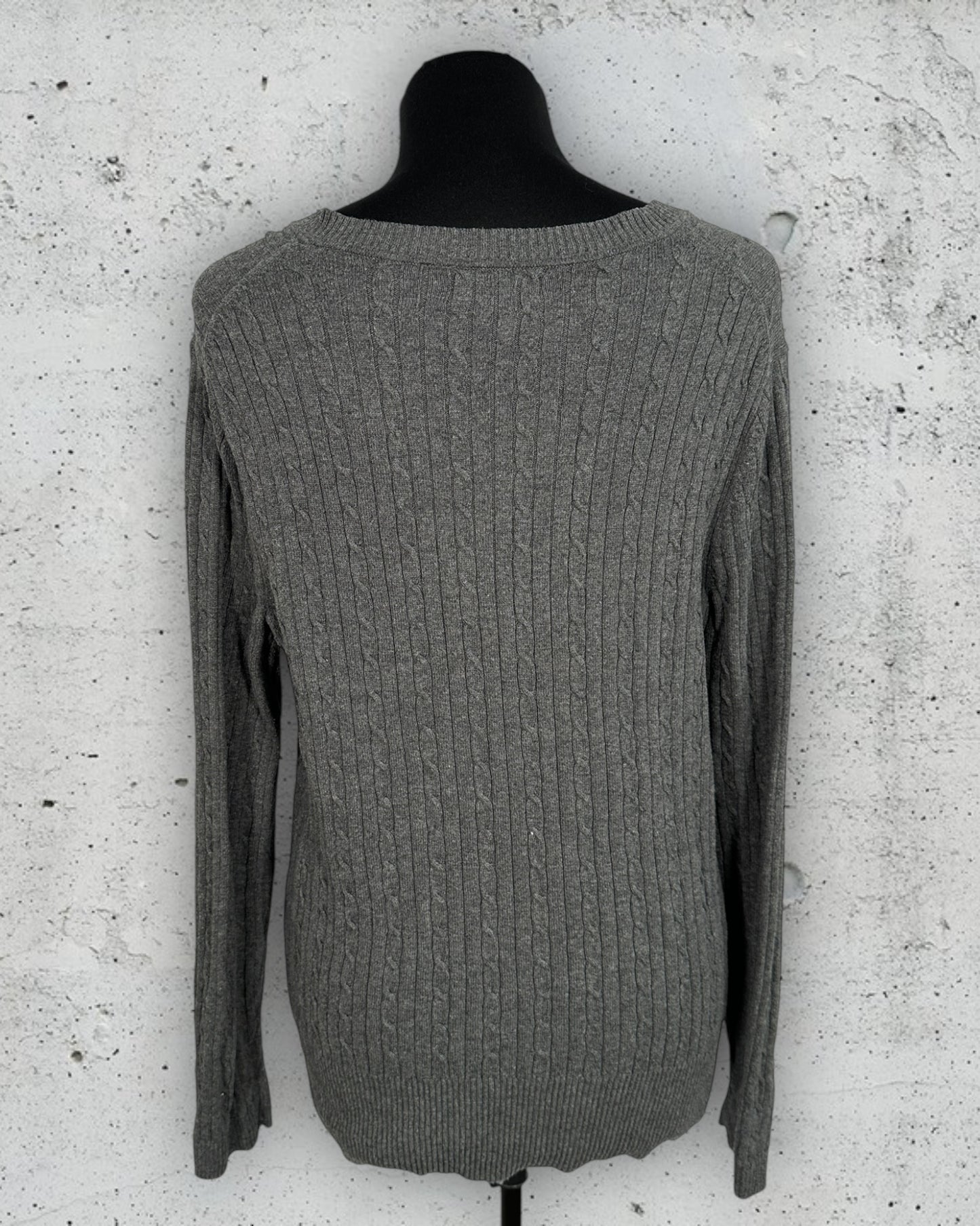 Pull Torsadé Col V Tommy Hilfiger ( XL / 42 / 14 )