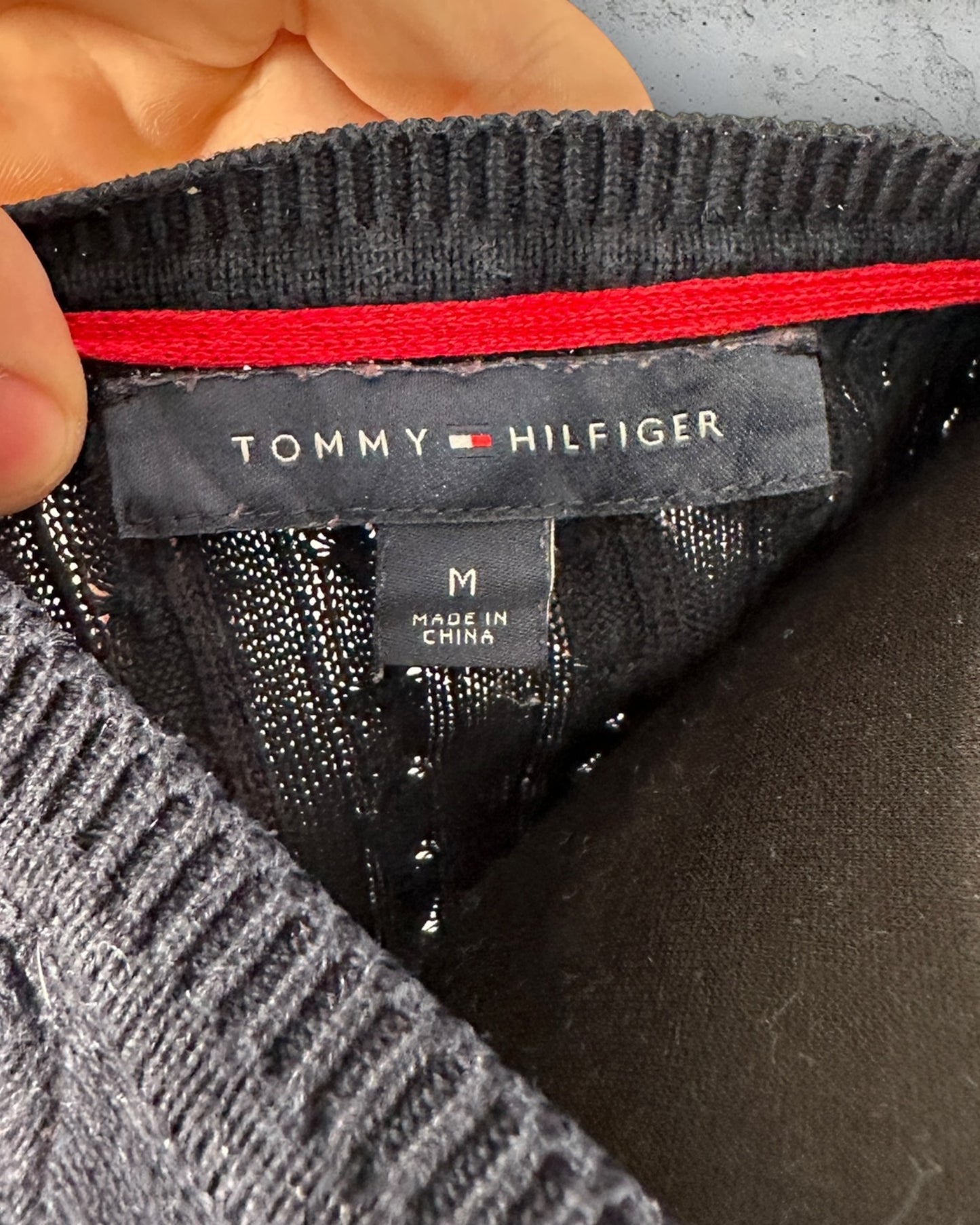 Pull Torsadé Col V Tommy Hilfiger ( M / 38 / 10 )