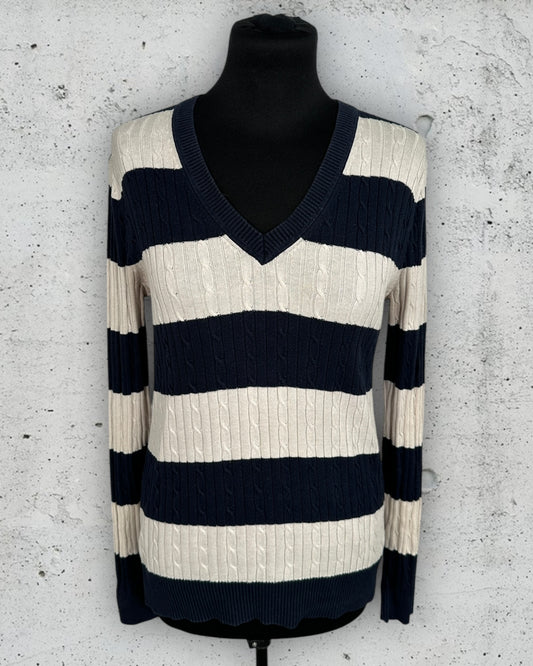 Pull Torsadé Col V Tommy Hilfiger ( M / 38 / 10 )