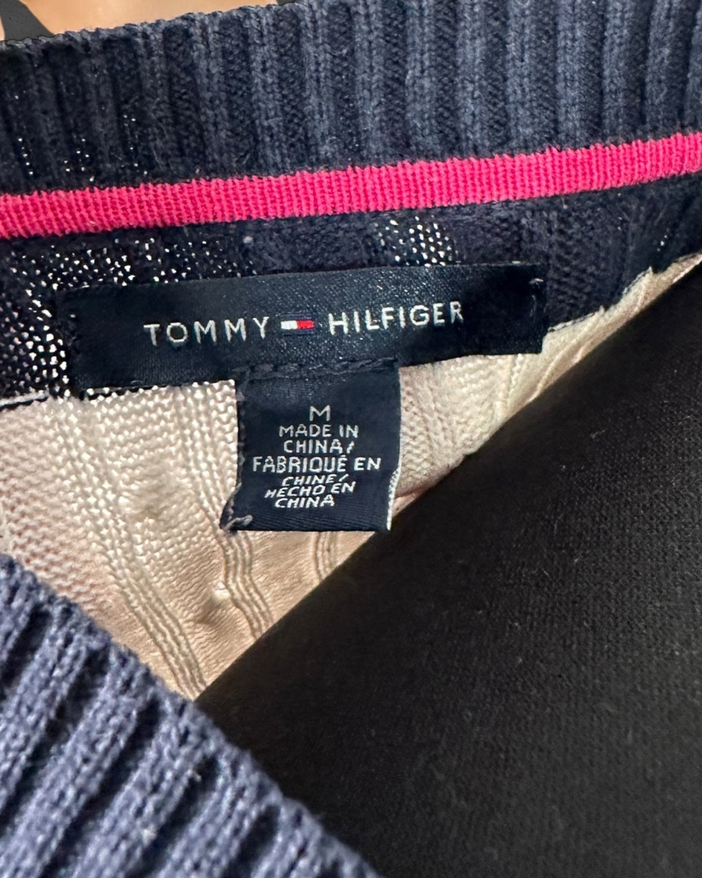 Pull Torsadé Col V Tommy Hilfiger ( M / 38 / 10 )