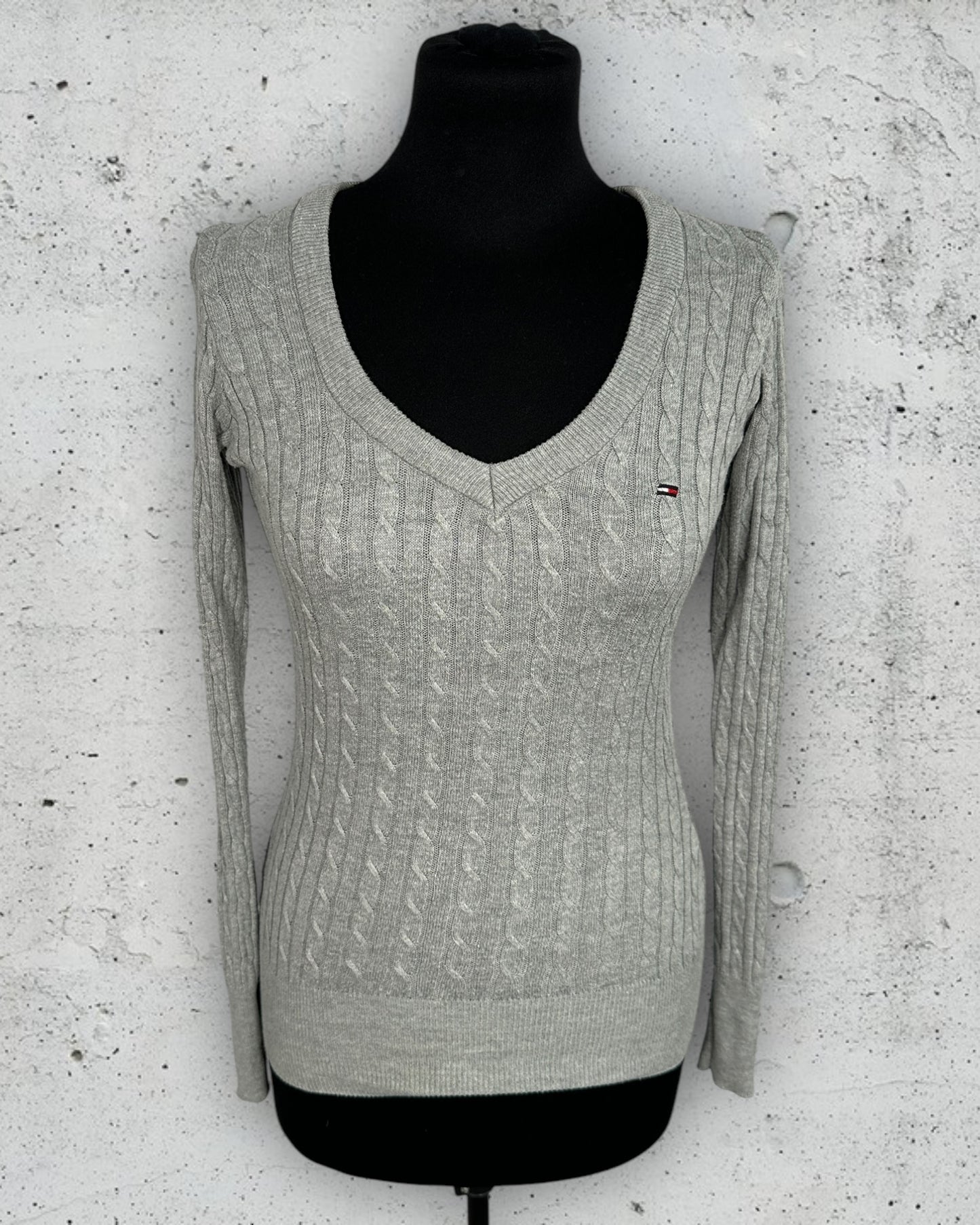 Pull Torsadé Col V Tommy Hilfiger ( M / 38 / 10 )