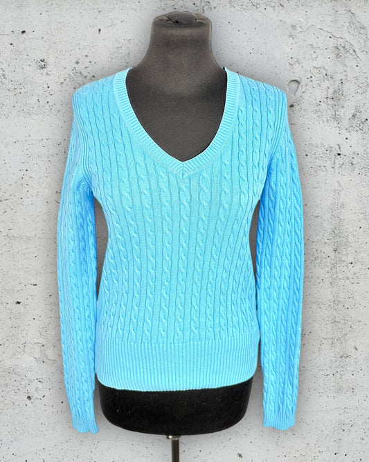 Pull Torsadé Col V Tommy Hilfiger ( S / 36 / 8 )