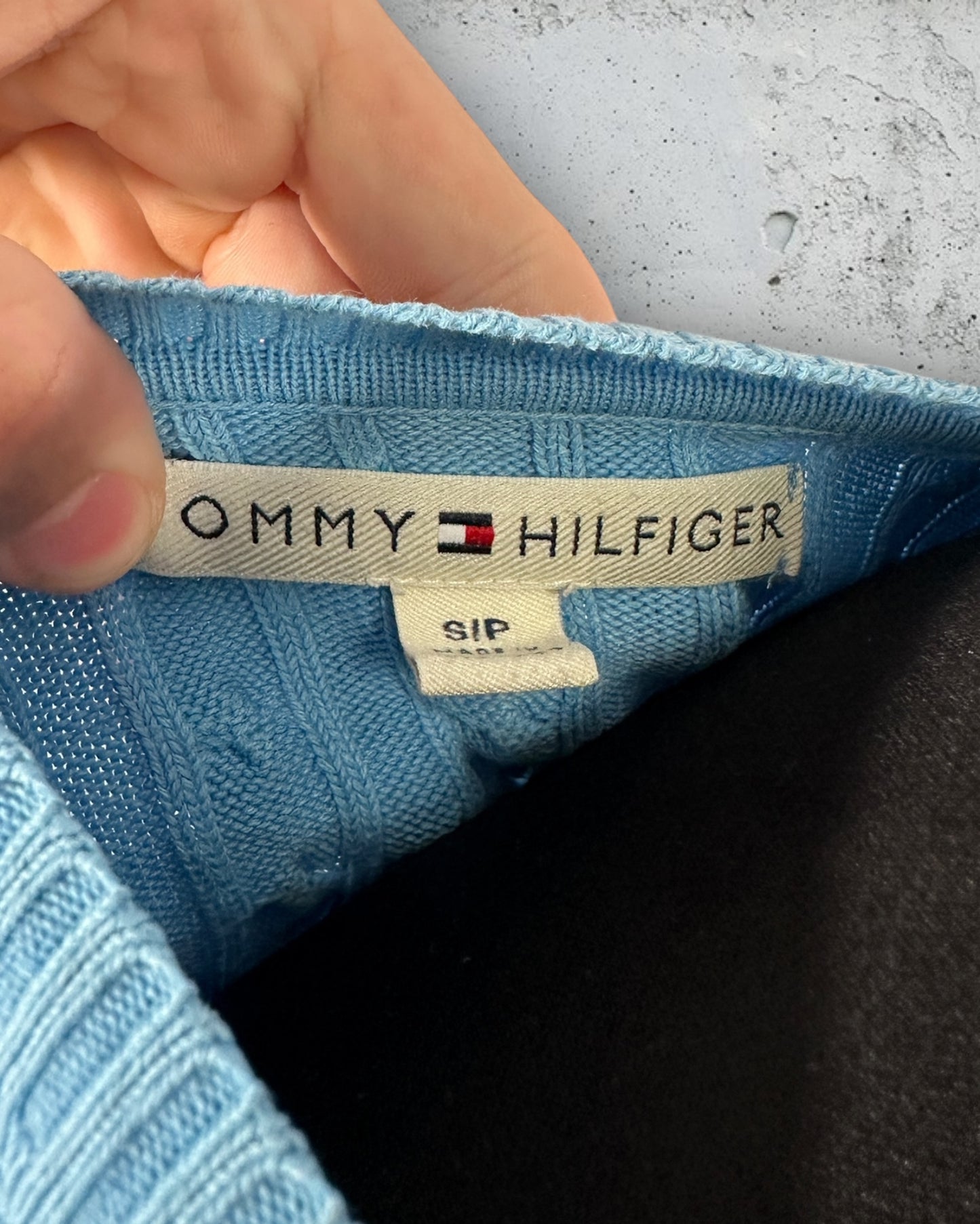 Pull Torsadé Col V Tommy Hilfiger ( S / 36 / 8 )
