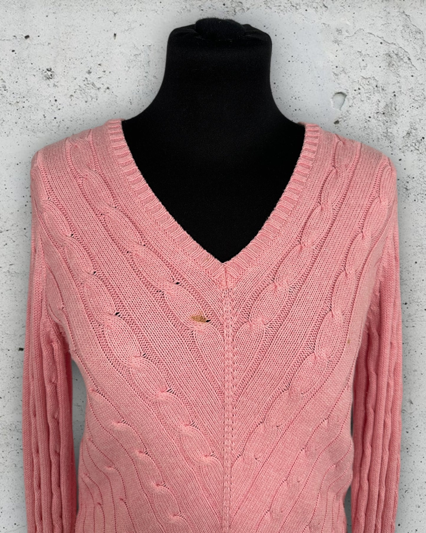 Pull Torsadé Col V Tommy Hilfiger ( S / 36 / 8 )