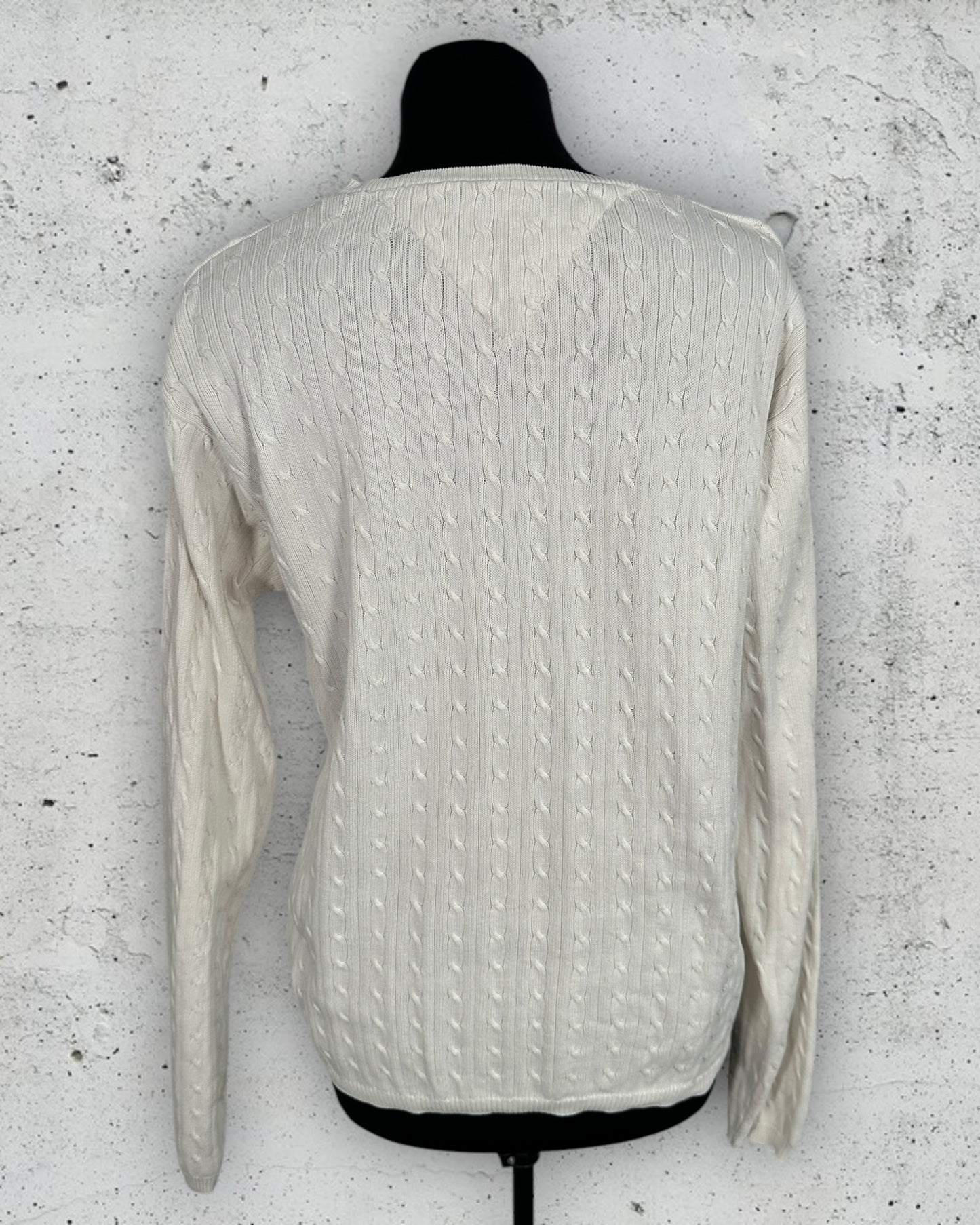 Pull Torsadé Col V Tommy Hilfiger ( M / 38 / 10 )