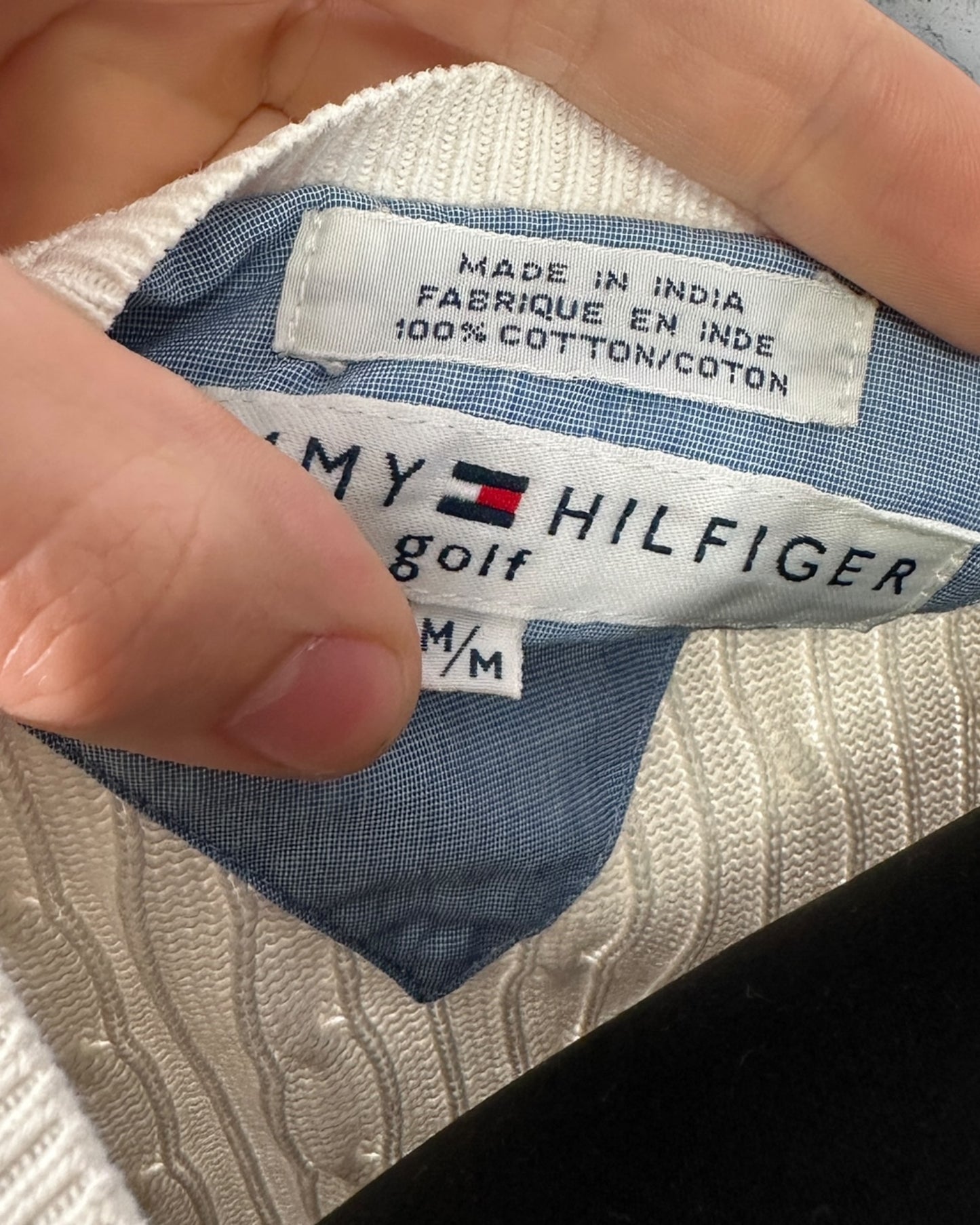 Pull Torsadé Col V Tommy Hilfiger ( M / 38 / 10 )