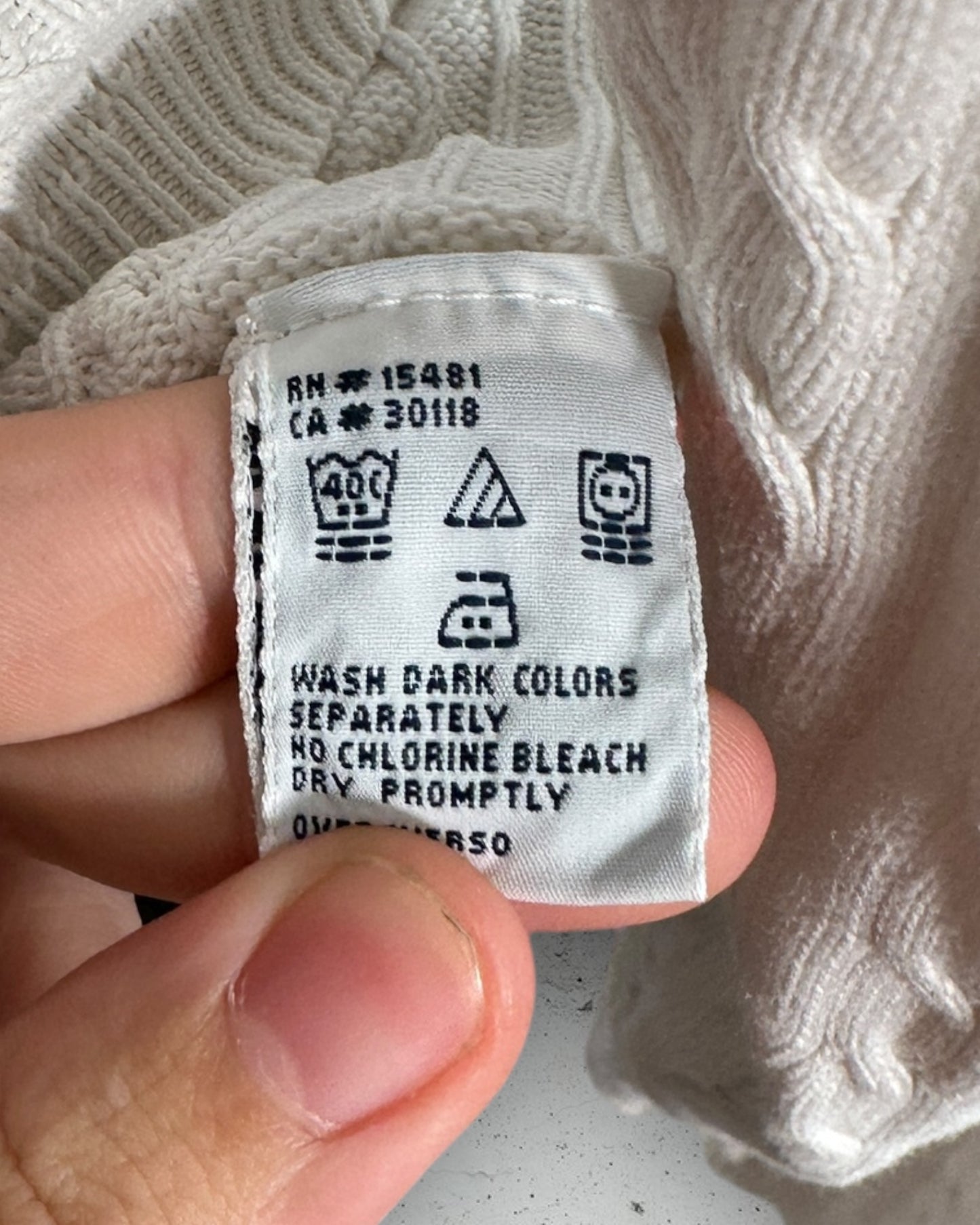 Pull Torsadé Col V Tommy Hilfiger ( M / 38 / 10 )