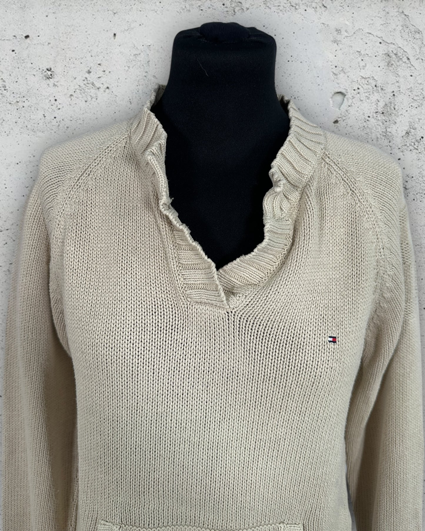 Pull Torsadé Col V Tommy Hilfiger ( M / 38 / 10 )
