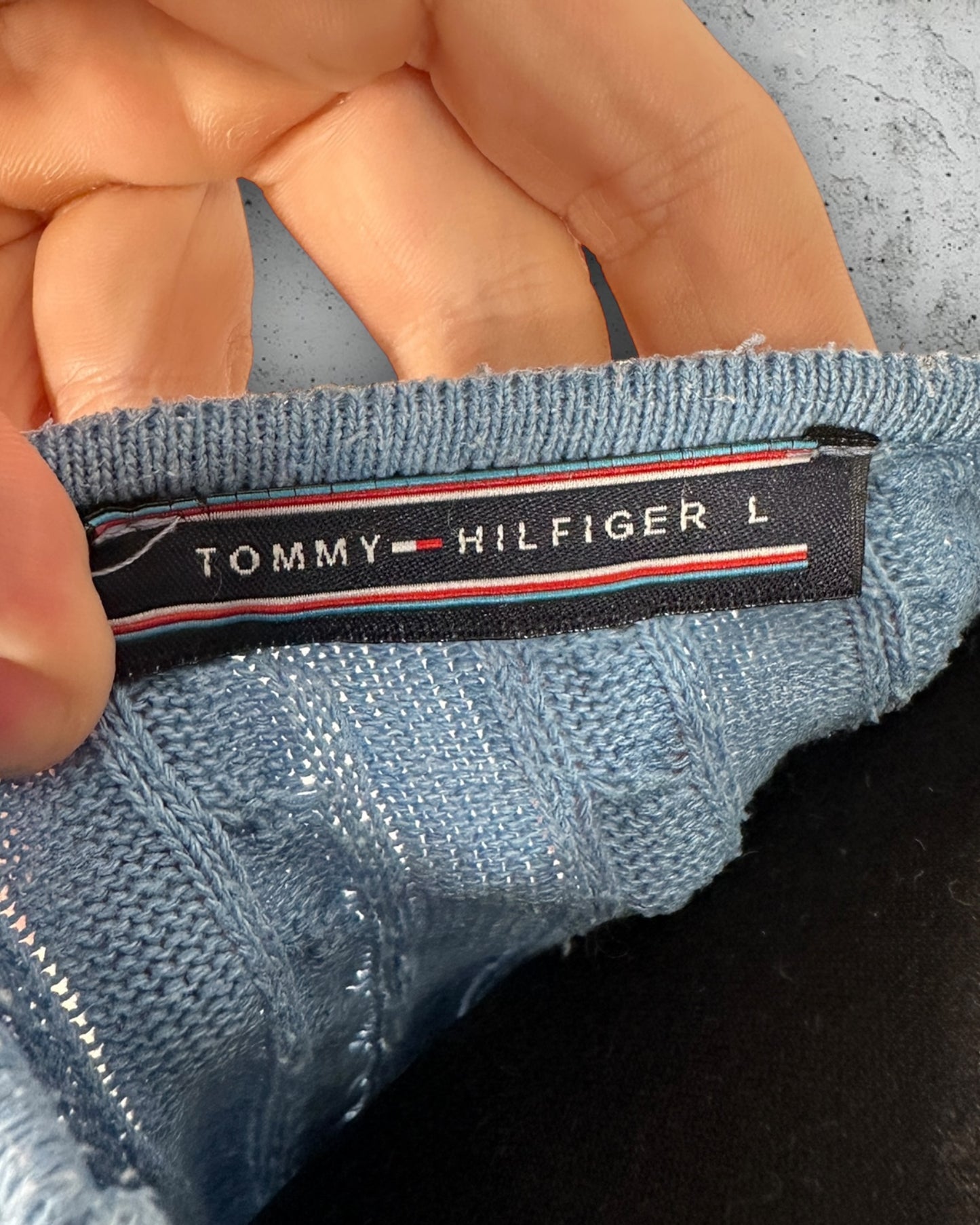 Cardigan Torsadé Tommy Hilfiger ( L / 40 / 12 )