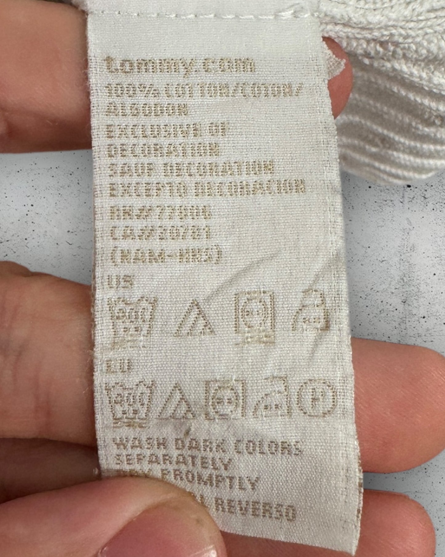 T-Shirt Torsadé Tommy Hilfiger ( XL / 42 / 14 )