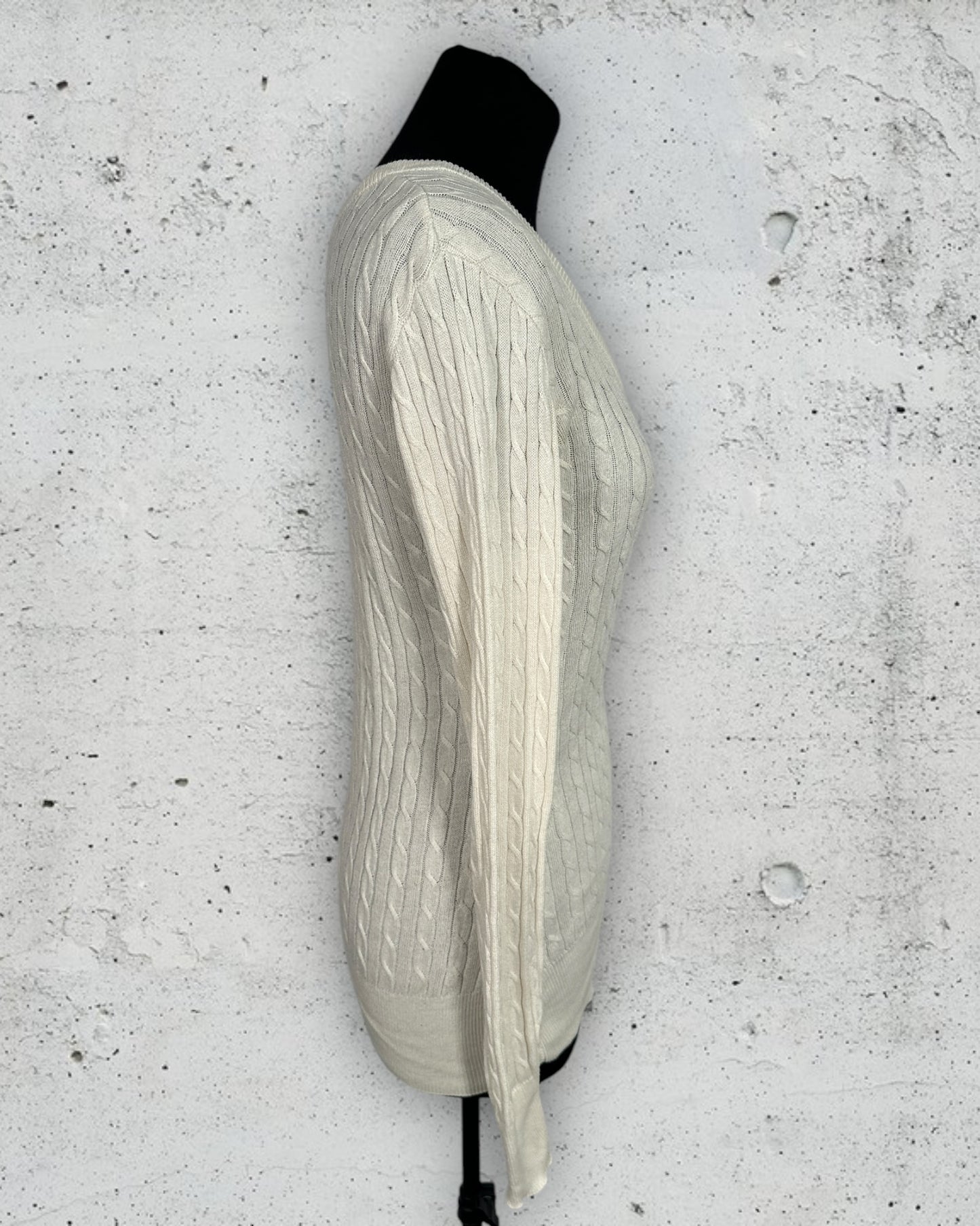 Pull Torsadé Col V Tommy Hilfiger ( XL / 42 / 14 )