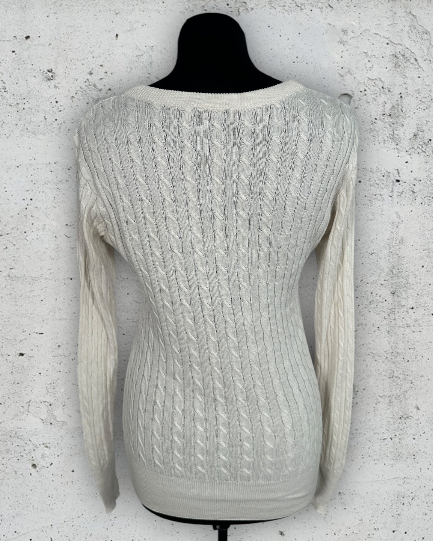 Pull Torsadé Col V Tommy Hilfiger ( XL / 42 / 14 )