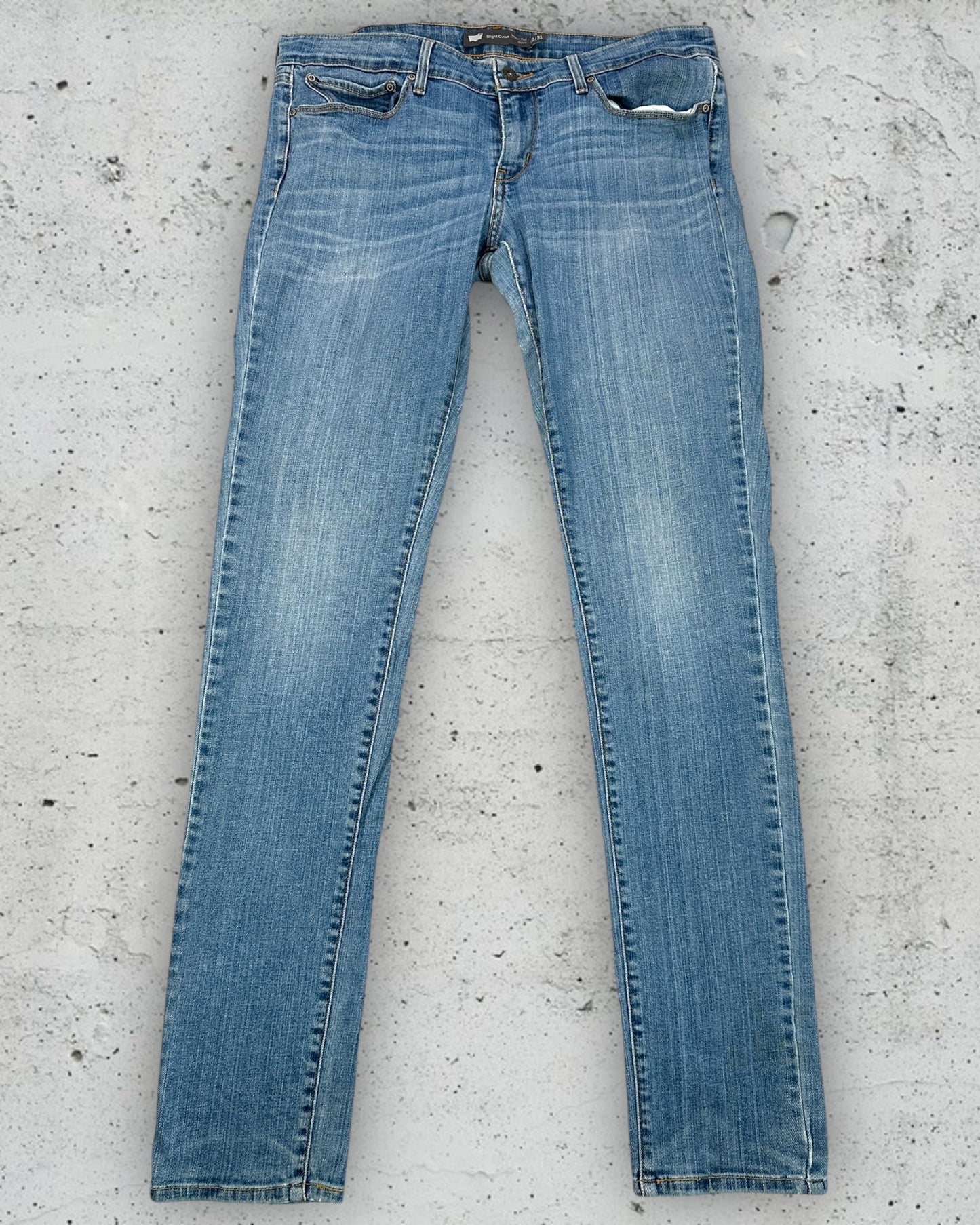 Jean Levi's 505 Slight Curve Modern Rise Skinny W31 L34 ( S / US 31 / FR 38-40 )