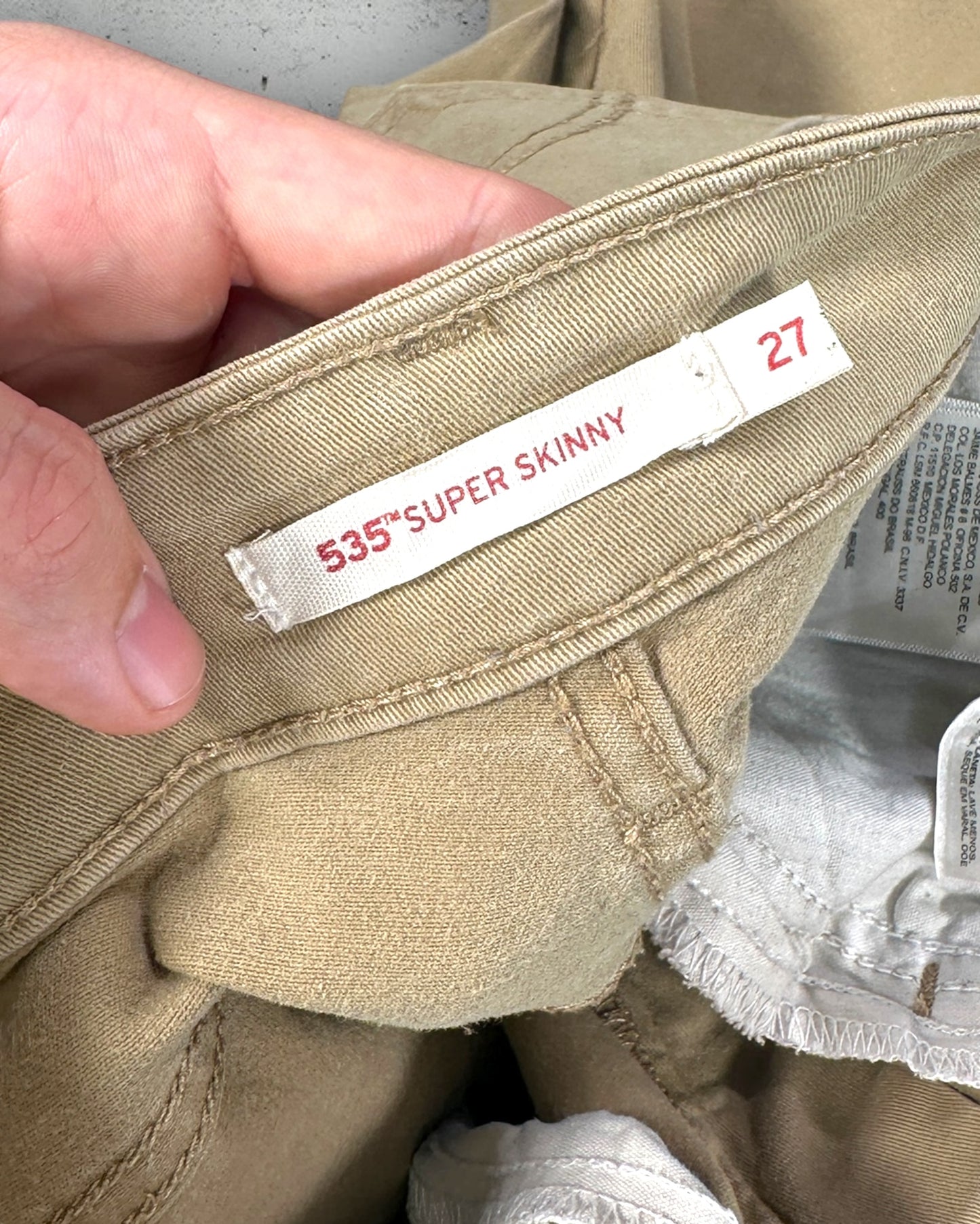 Jean Levi's 535 Super Skinny W27 L30 ( S / US 27 / FR 36 )