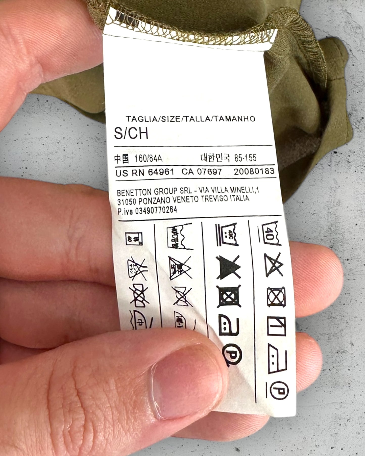 Tunique Sisley ( S / 36 / 8 )