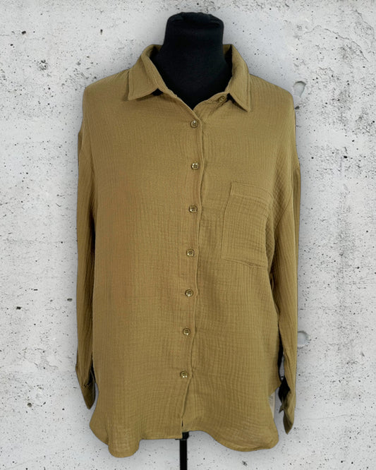 Chemisier En Gaze de Coton Cupshe ( S / 36 / 8 )