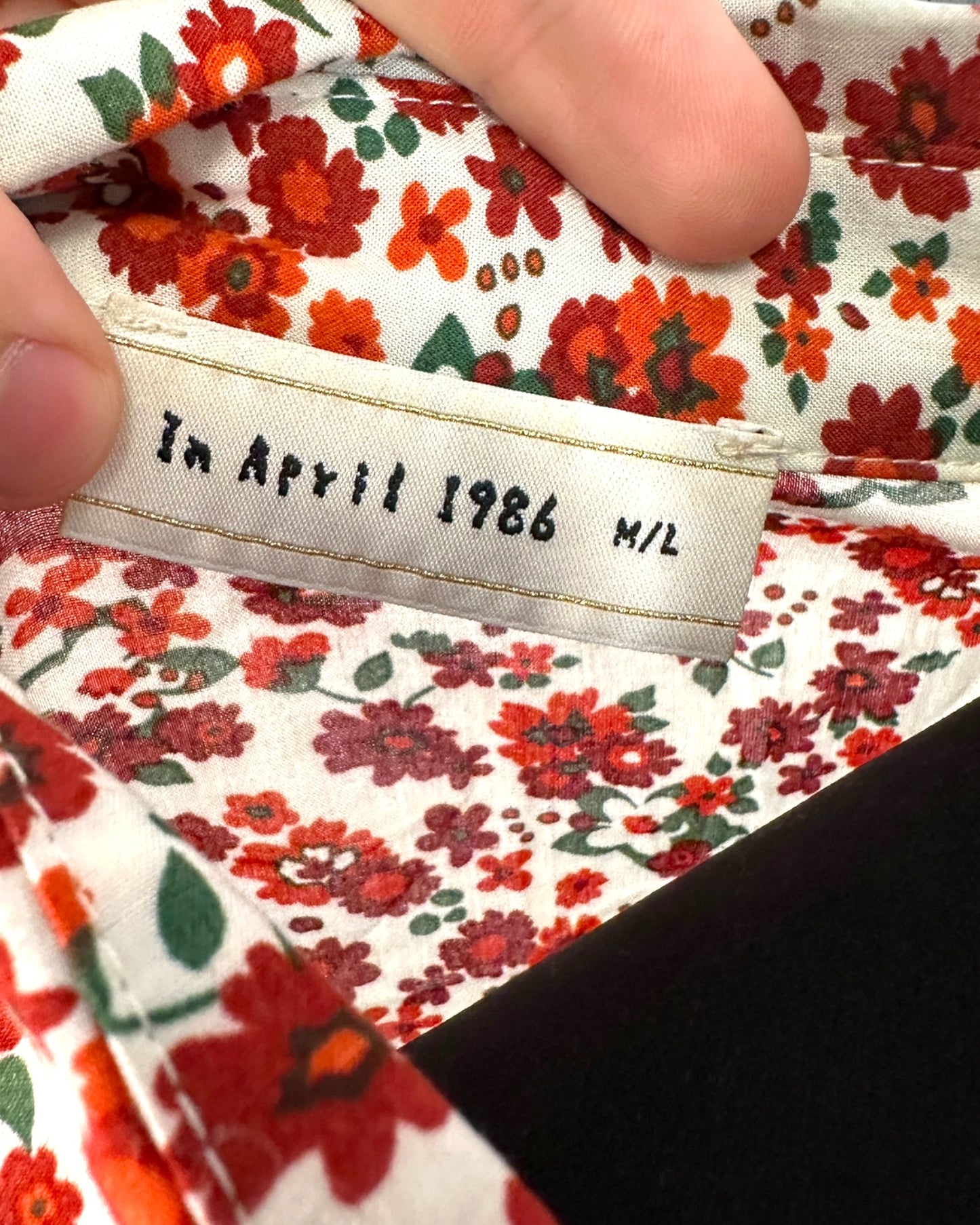 Chemisier In April 1986 ( M / 38 / 10 )( L / 40 / 12 )