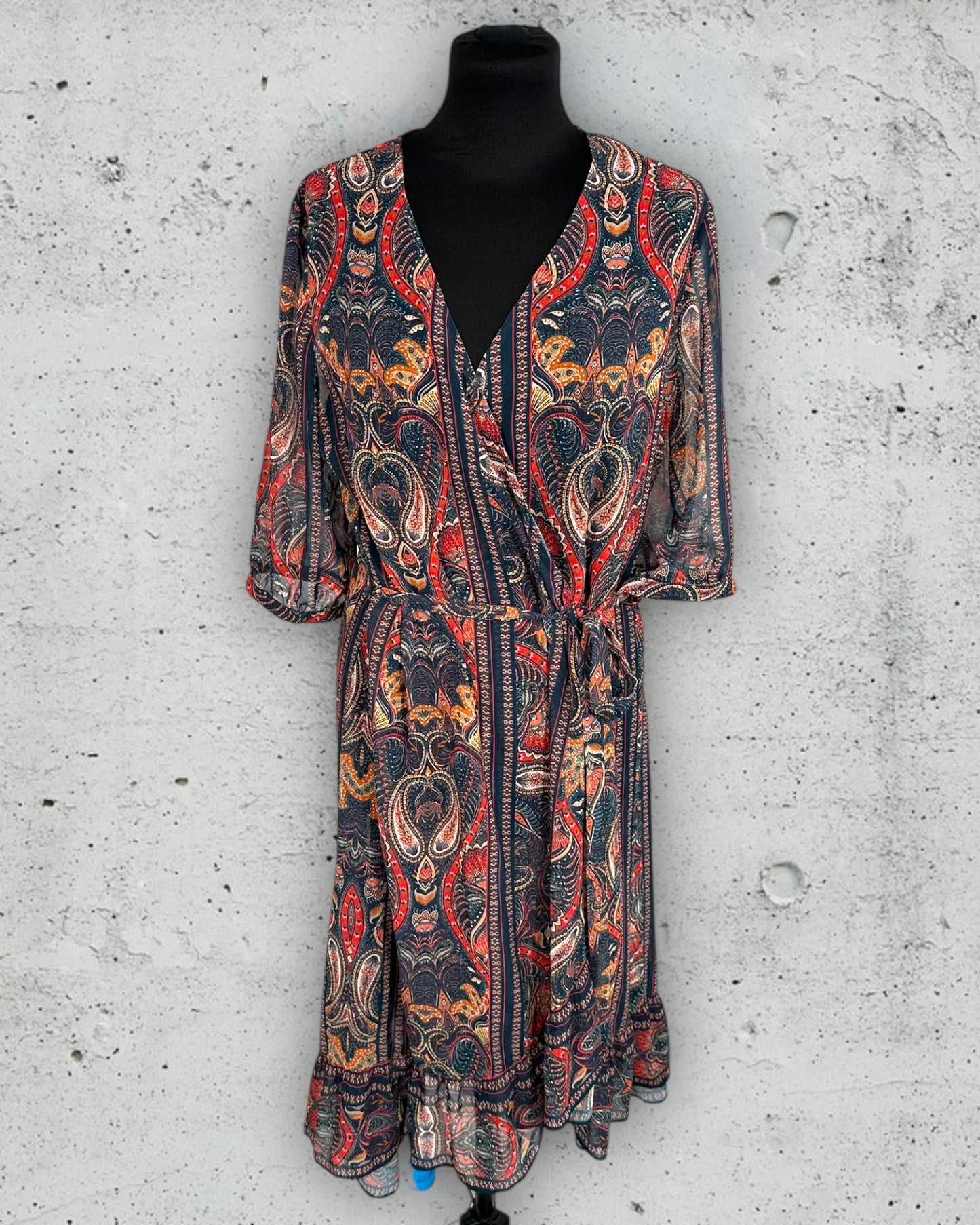 Robe Portefeuille Elora "19Salsa" ( S / 36 / 8 )