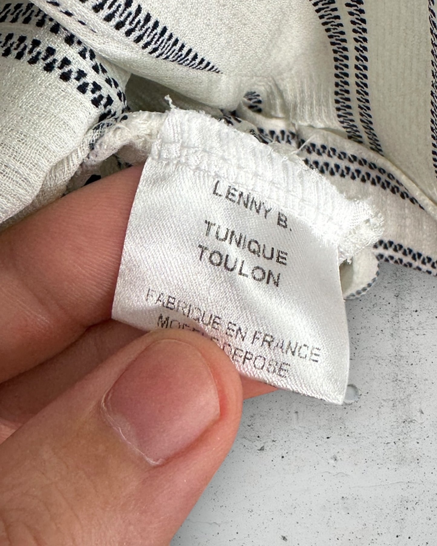 Tunique Lenny B. "Toulon" ( M / 38 / 10 )