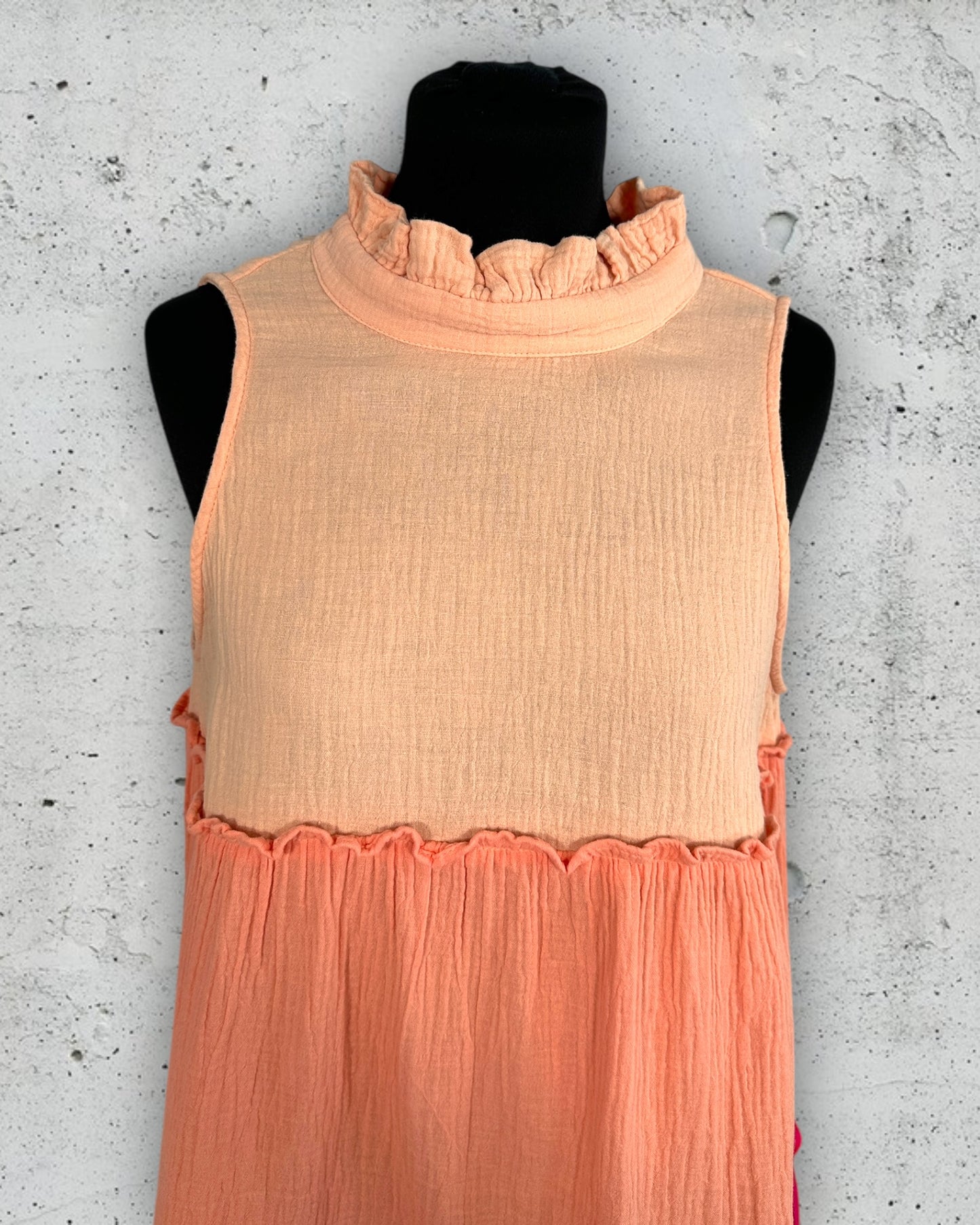 Robe Boutique Parisienne En Gaze de Coton ( M / 38 / 10 )