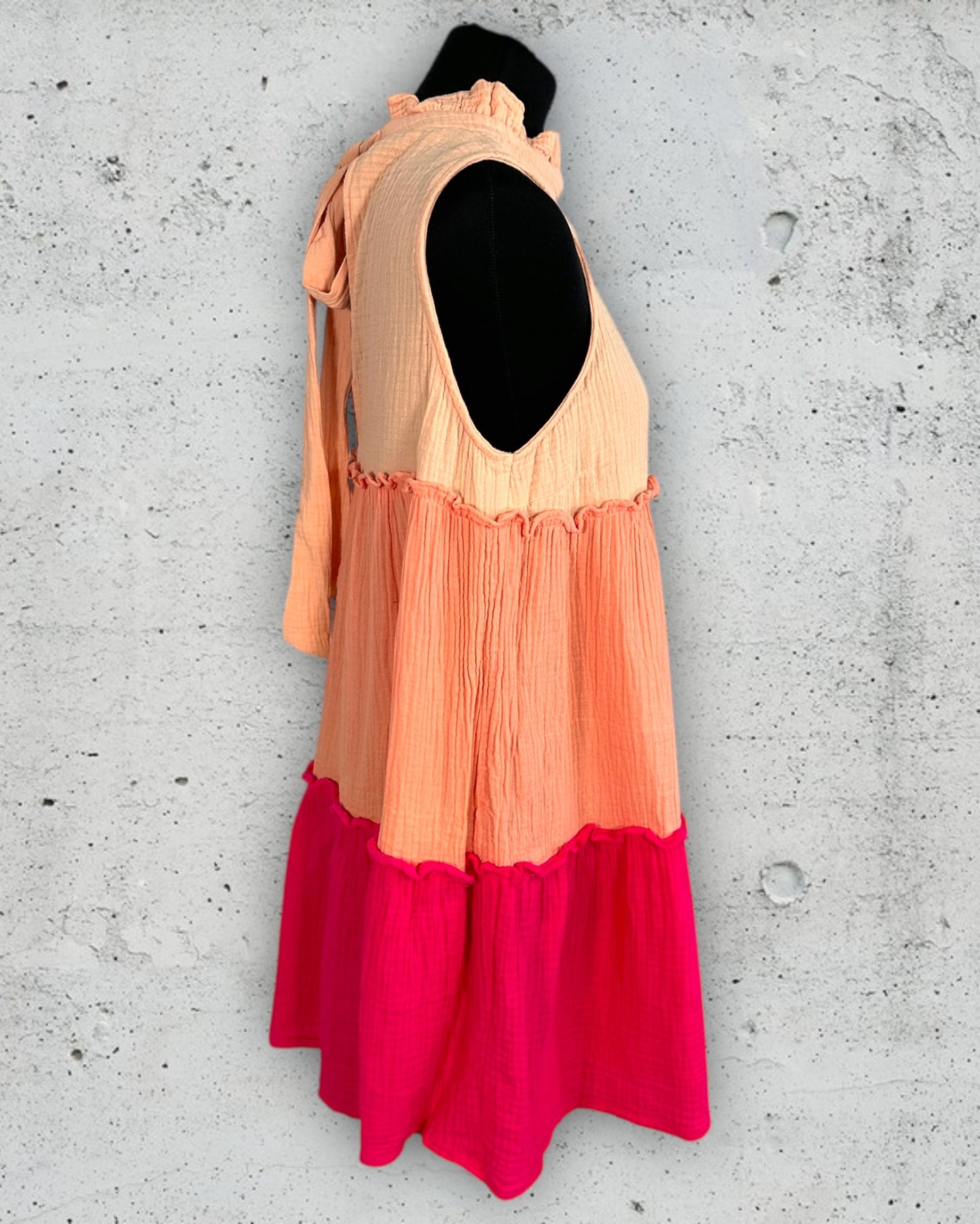 Robe Boutique Parisienne En Gaze de Coton ( M / 38 / 10 )