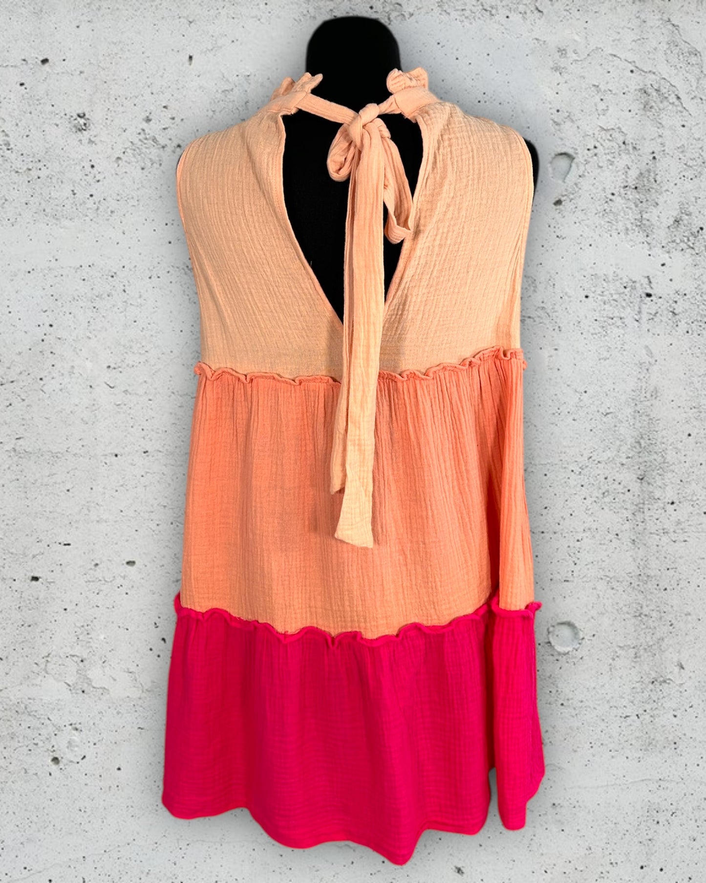 Robe Boutique Parisienne En Gaze de Coton ( M / 38 / 10 )