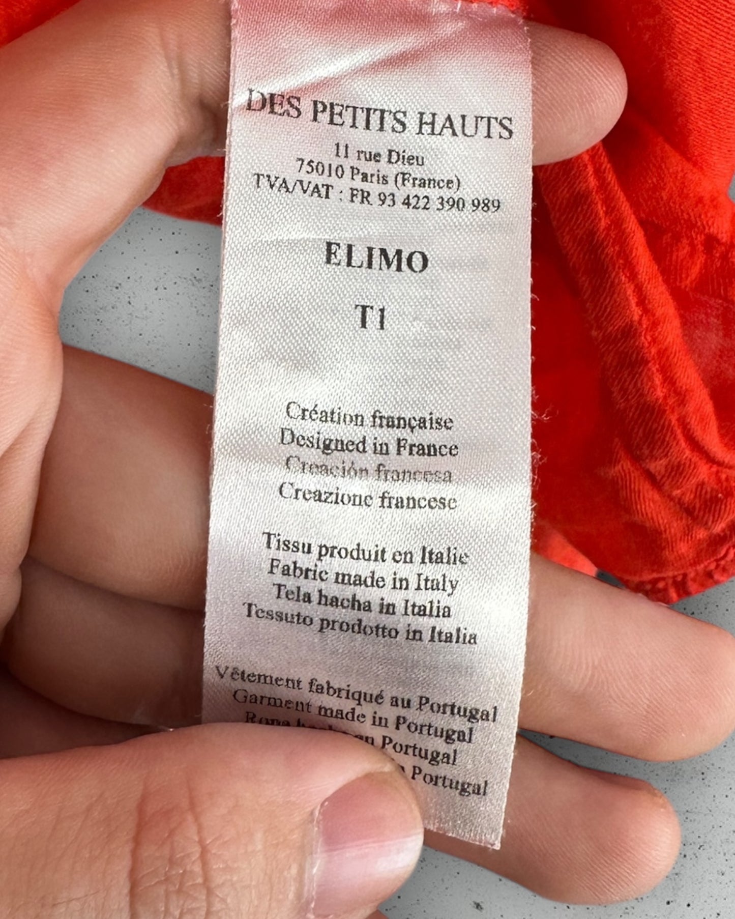 Chemisier Des Petits Hauts "Elimo" ( S / 36 / 8 )